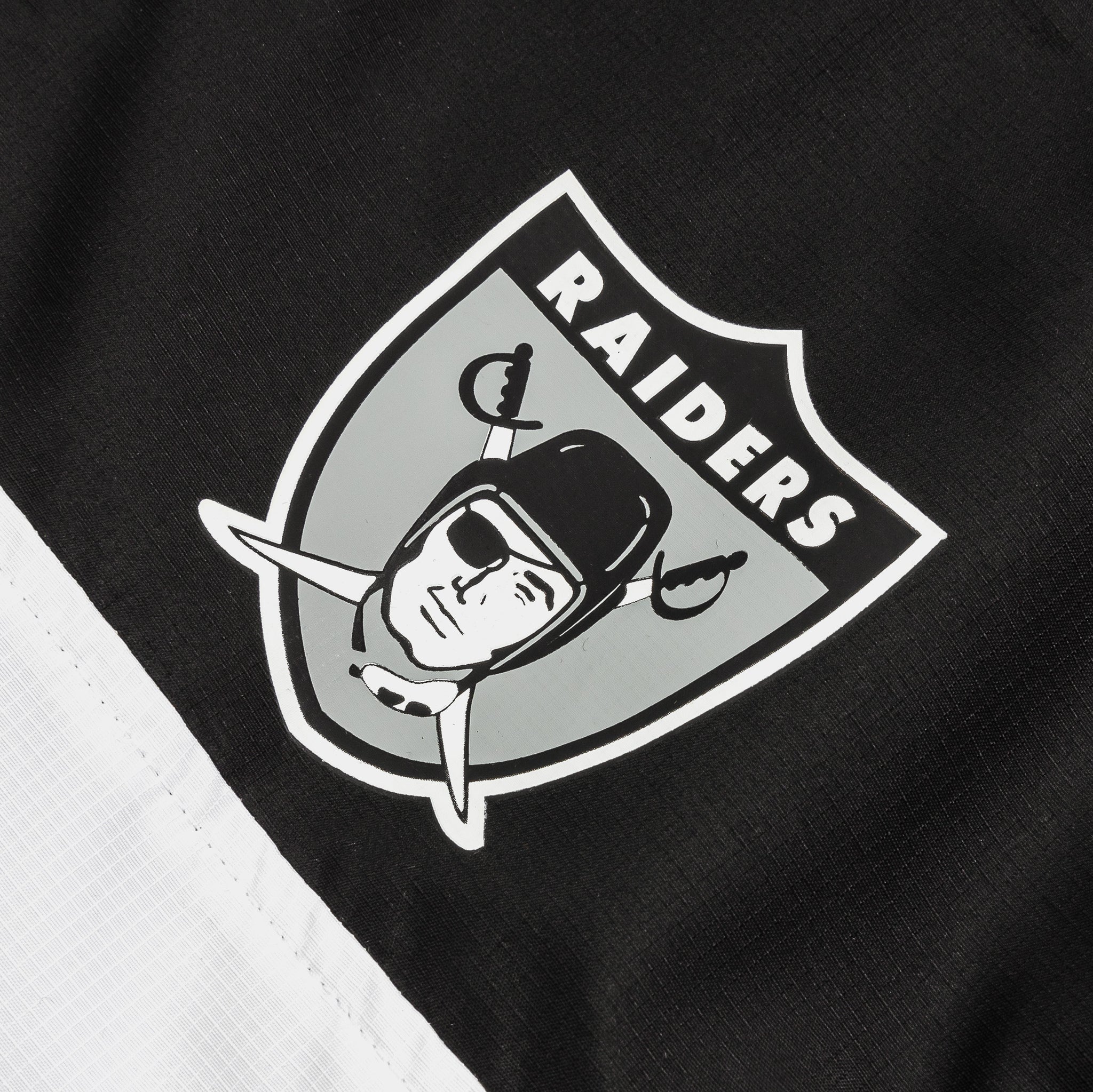 New Era Las Vegas Raiders Quarter Zip Mens Jacket Black Grey