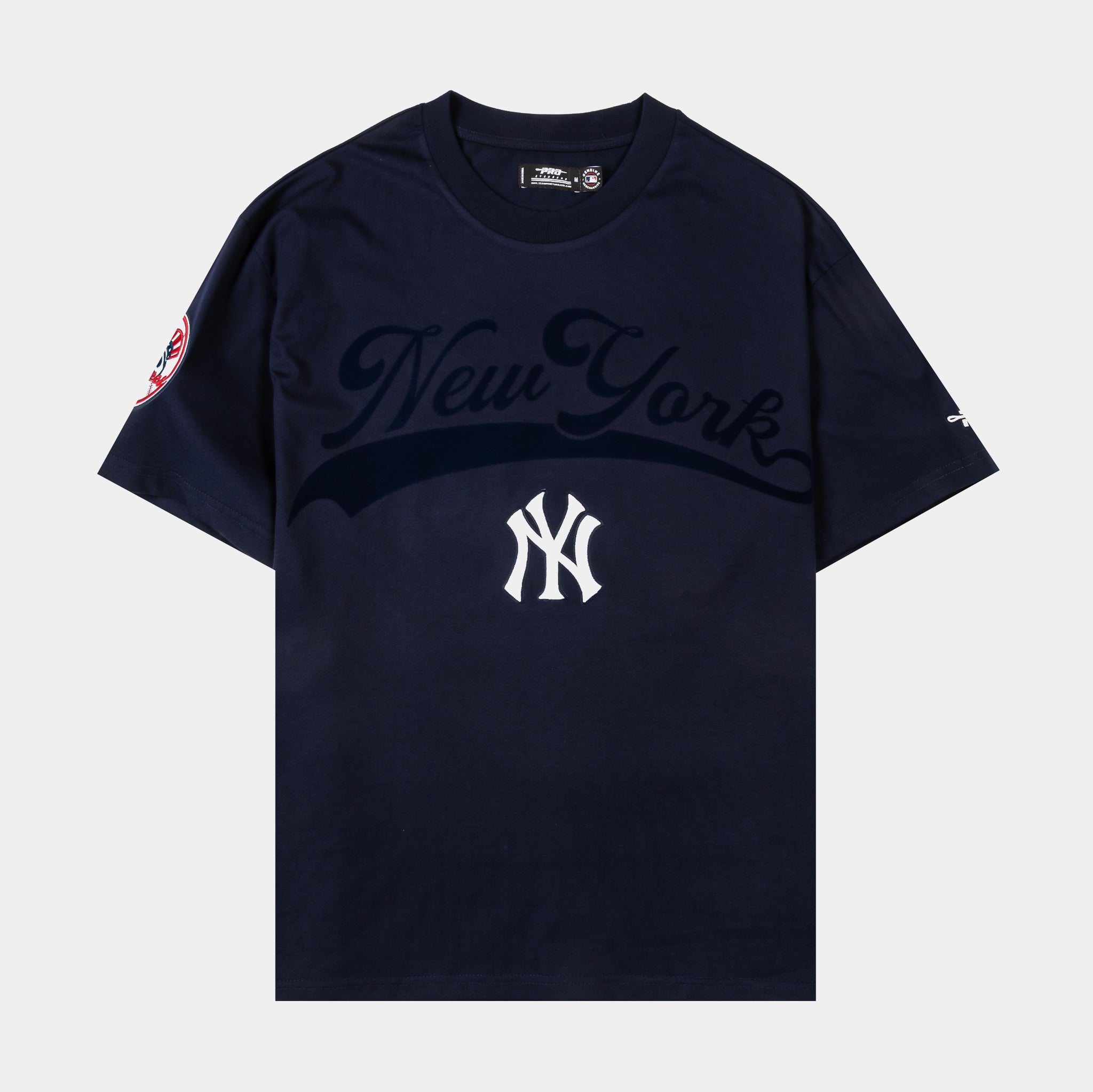 new york yankees dress shirt Men's Margaritaville Blue New York Yankees Linen Party Button-Up Shirt Size: Large