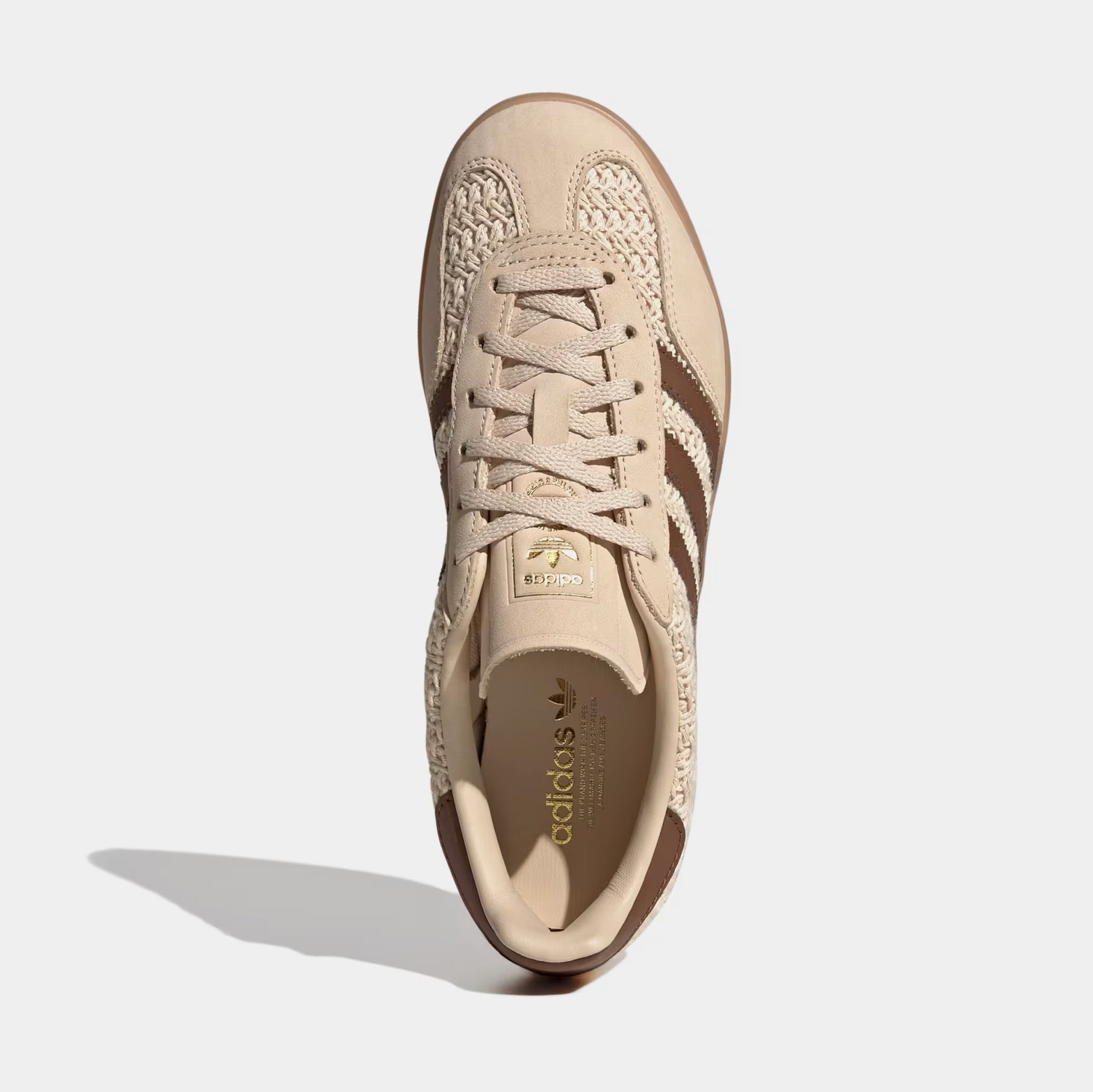 adidas Gazelle Indoor Womens Lifestyle Shoes Sand Strata Premium
