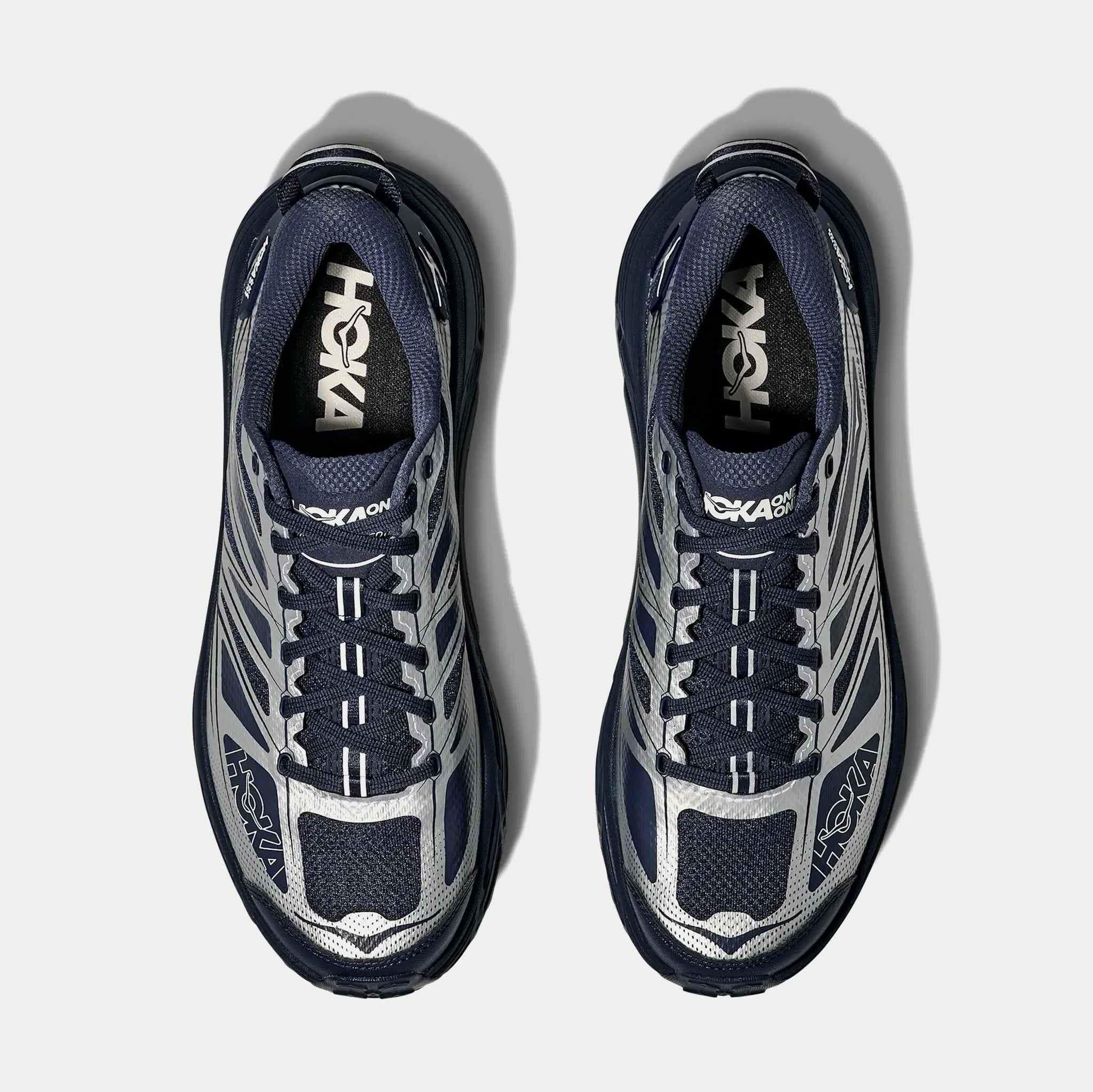 Hoka Mafate Speed 2 Mens Lifestyle Shoes Varsity Navy Silver 