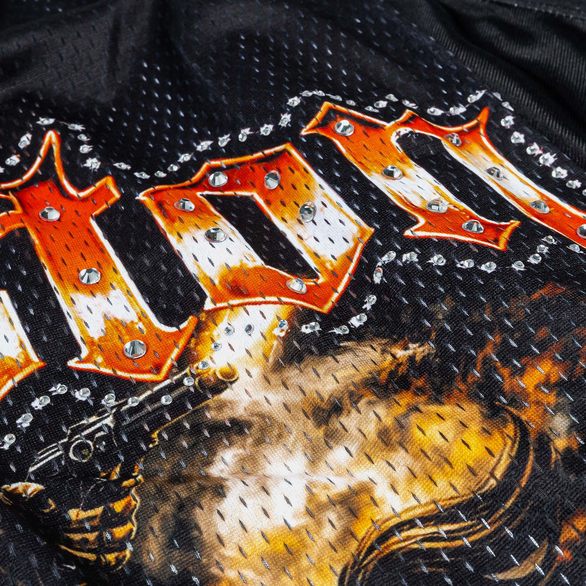 Maison Article Houston Texas Exclusive Mesh Mens Jersey Black