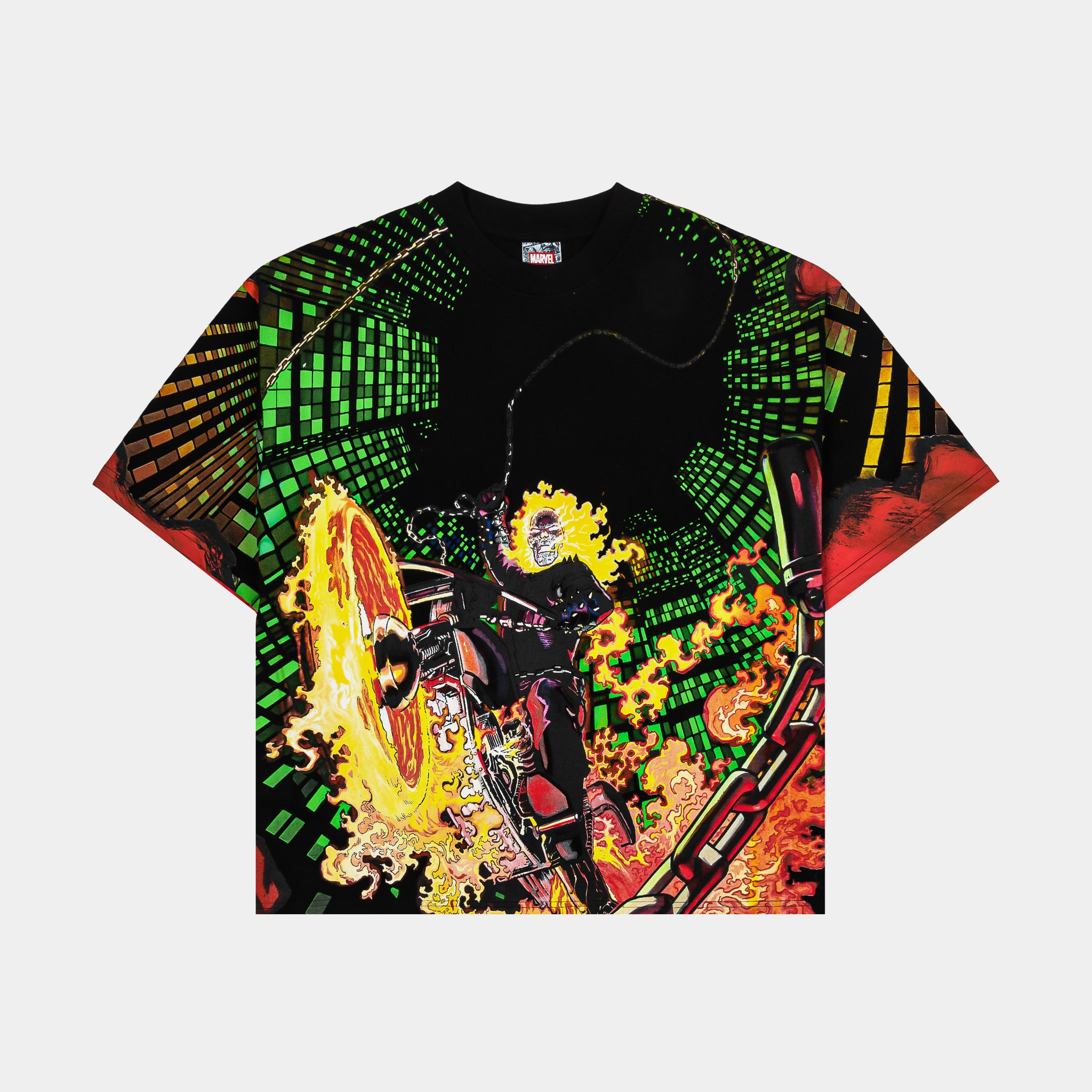 Shoe Palace Marvel By Shoe Palace Ghost Rider Mens Short Sleeve