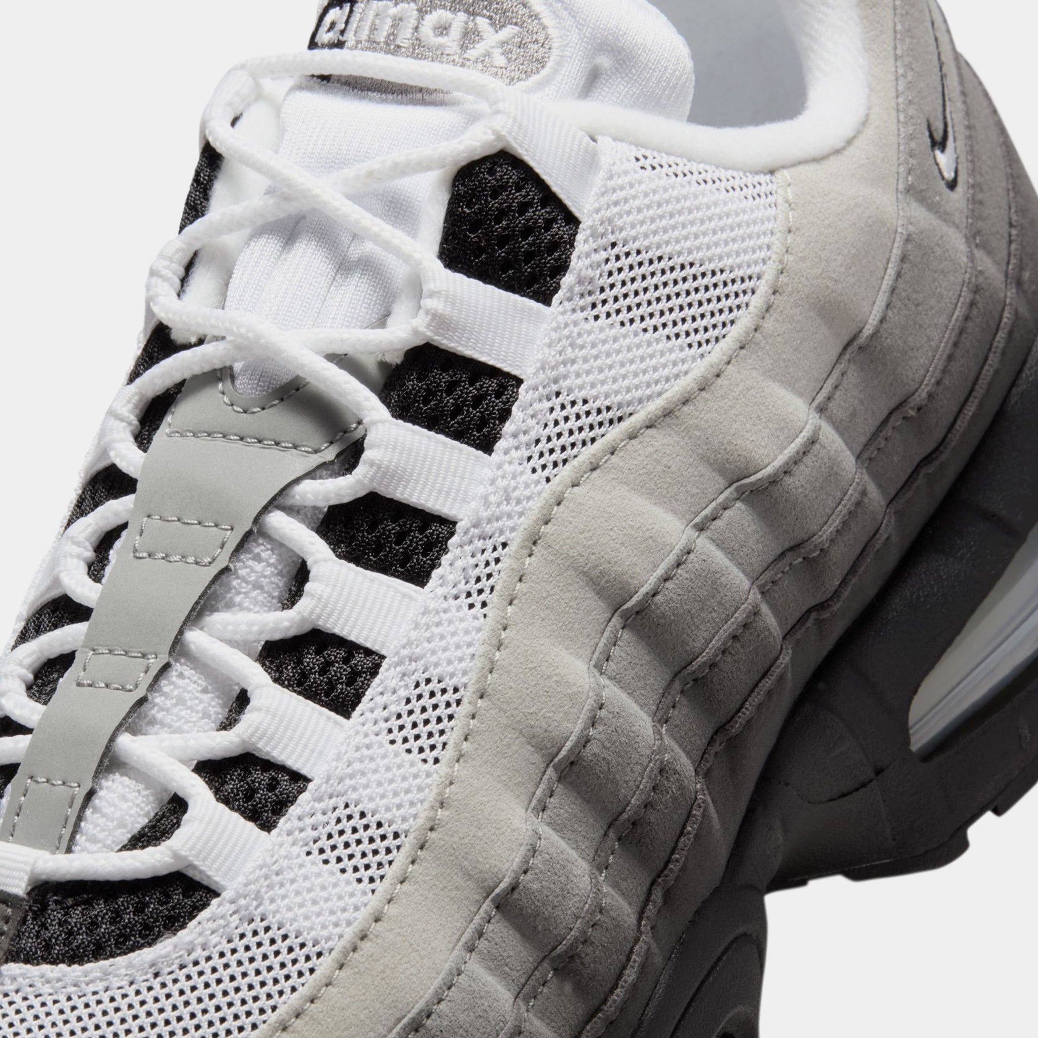Nike Air Max 95 OG Mens Running Shoes Black White Medium Ash Dark Nike Air Max 95 OG Mens Running Shoes Black White Medium Ash Dark