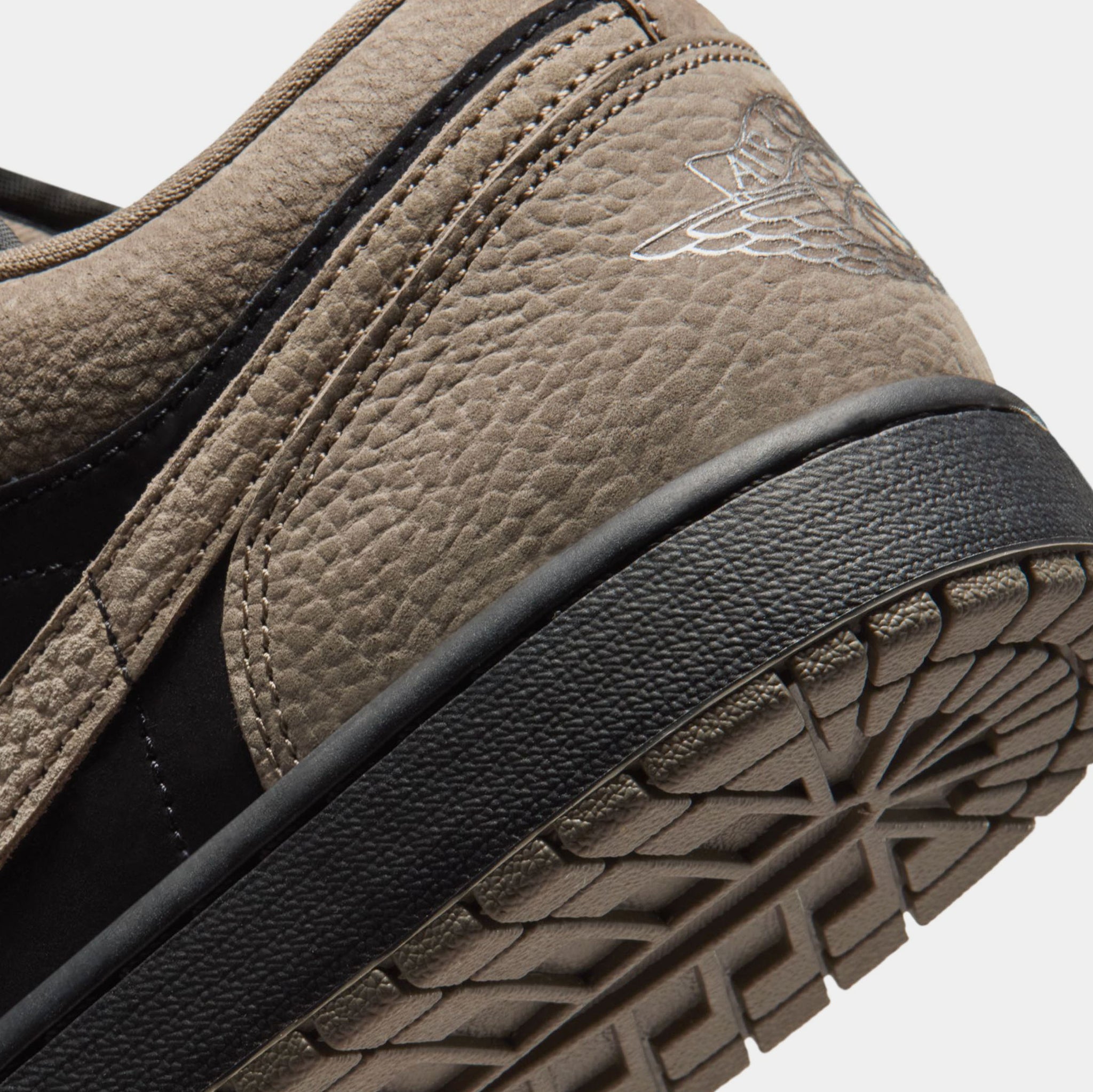 Jordan Air Jordan 1 Low SE Mens Lifestyle Shoes Black Light Wild Mango ...