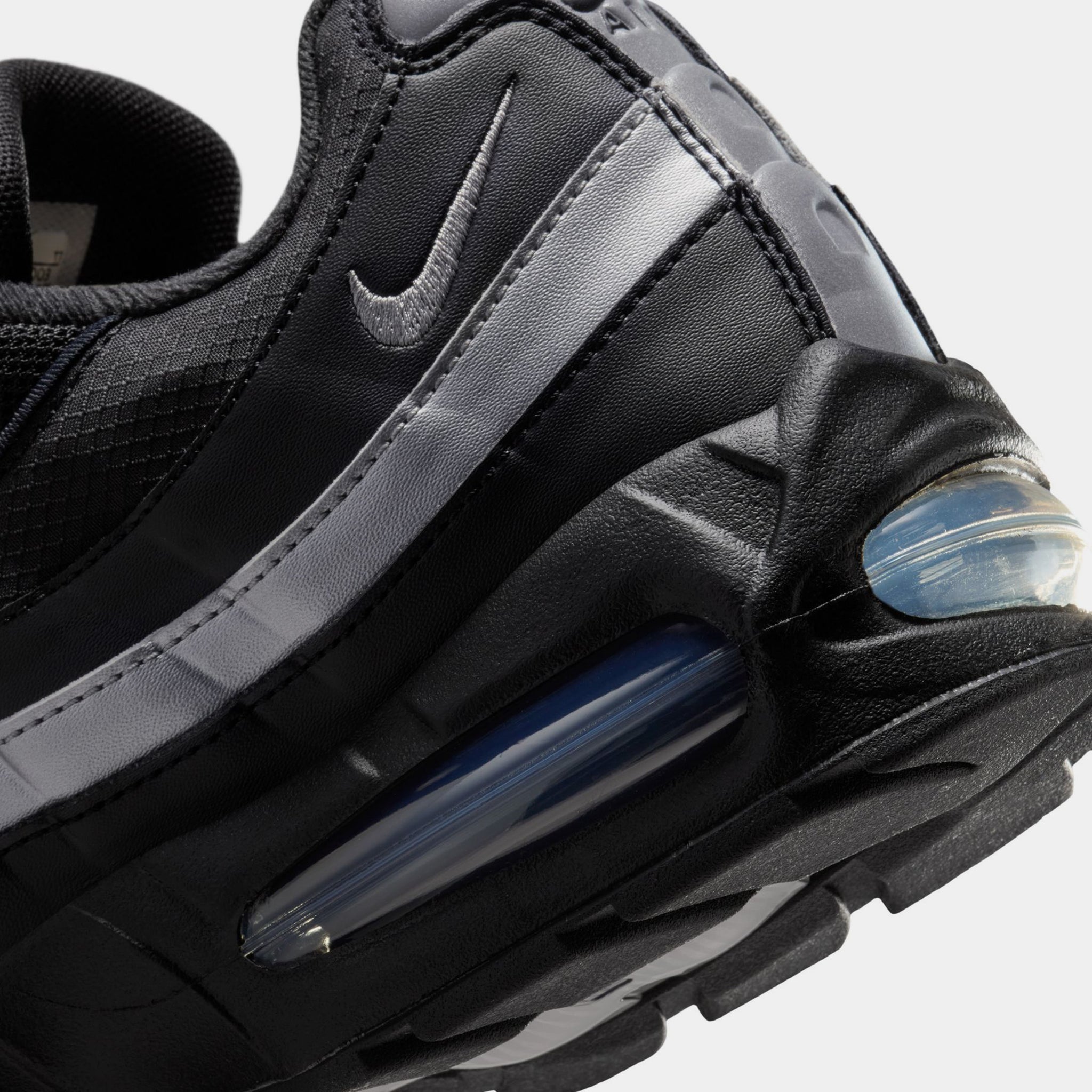 Nike Air Max 95 Big Bubble Mens Running Shoes Black Black White