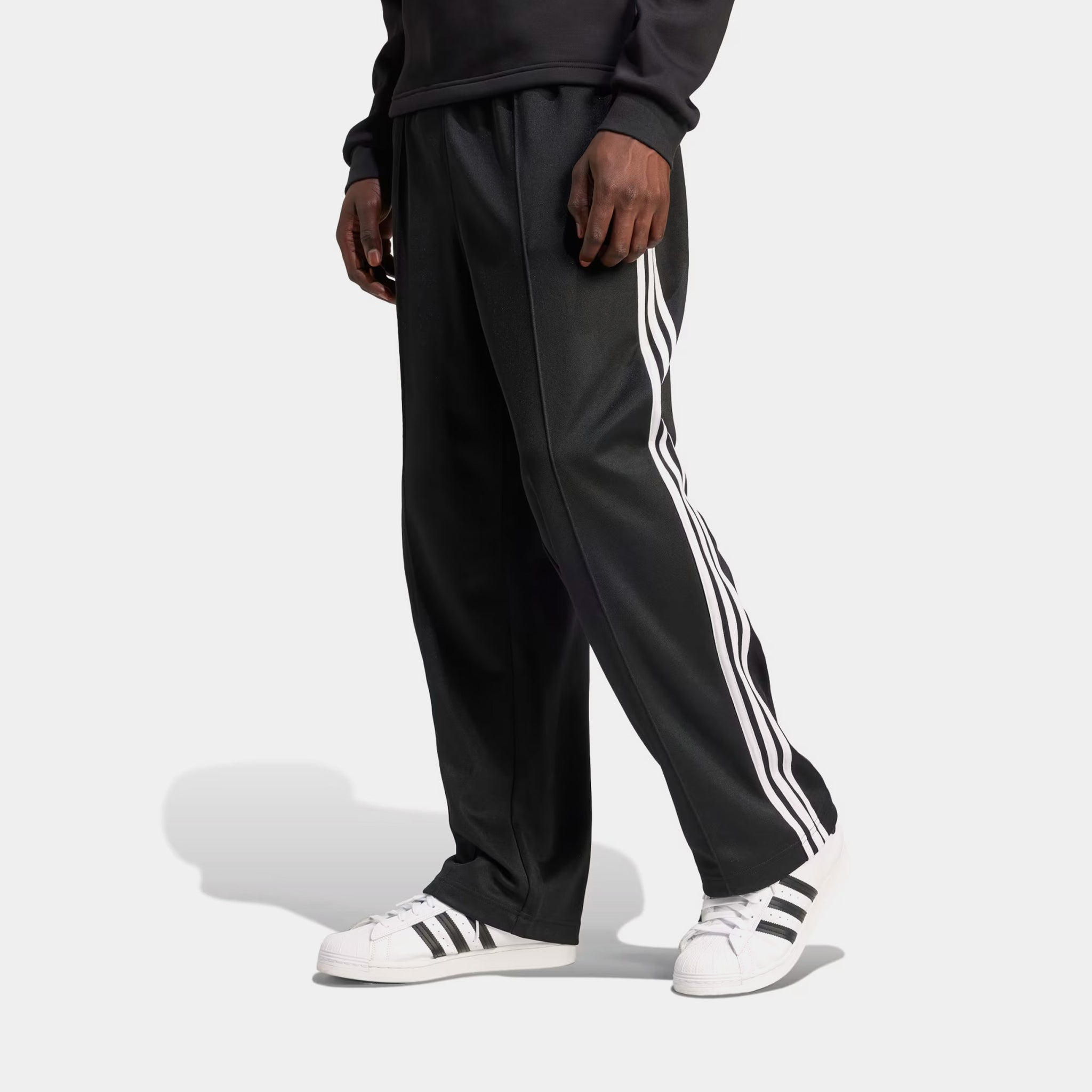 adidas Adicolor Baggy Firebird Track Mens Pants Black IZ4801