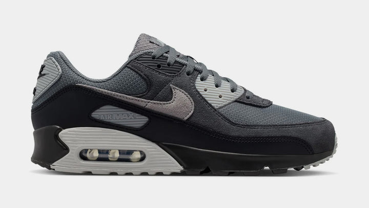 Nike Air Max 90 Mens Running Shoes Black Black Light Smoke  display picture 2
