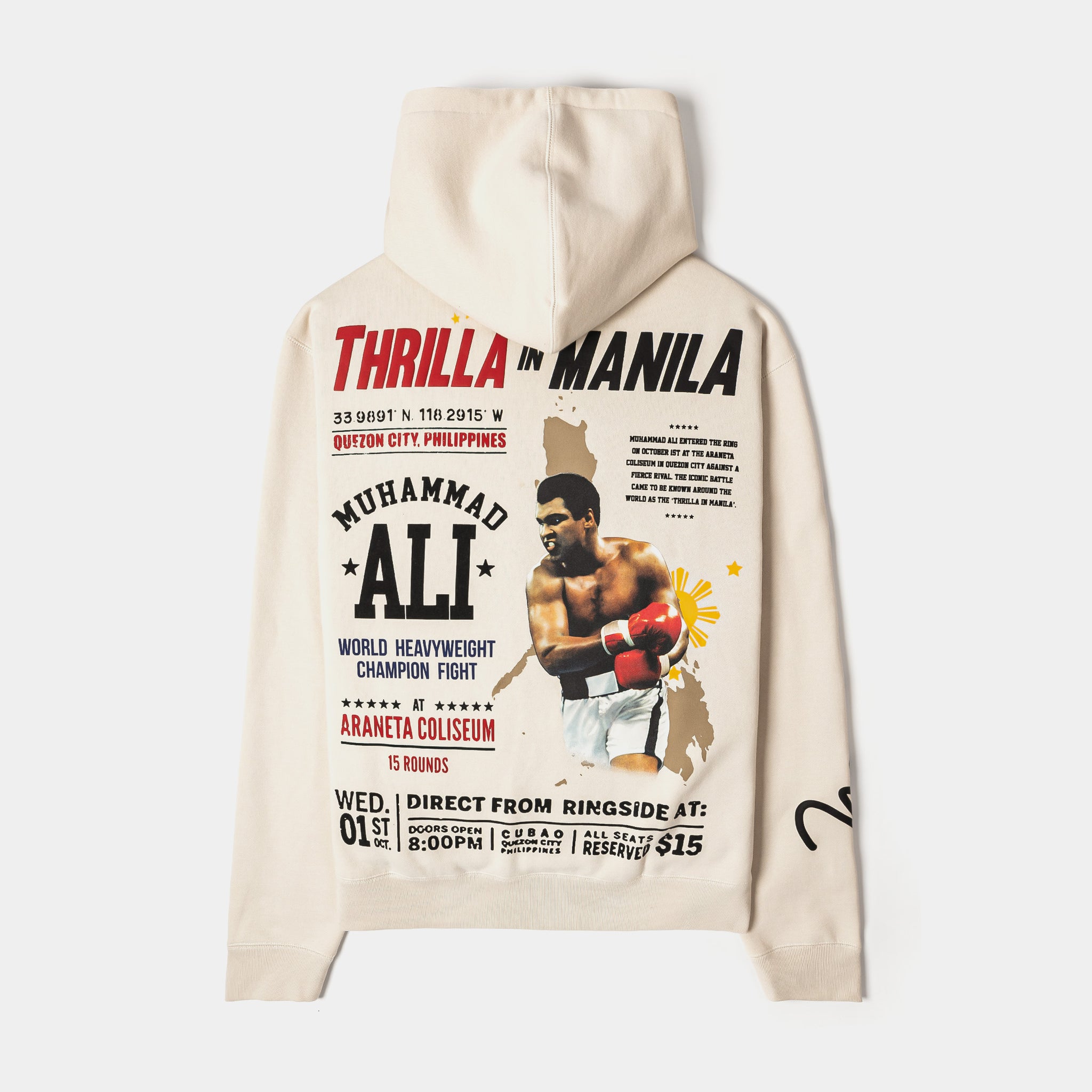 Shoe Palace SP x Muhammad Ali Manila Pullover Mens Hoodie Black