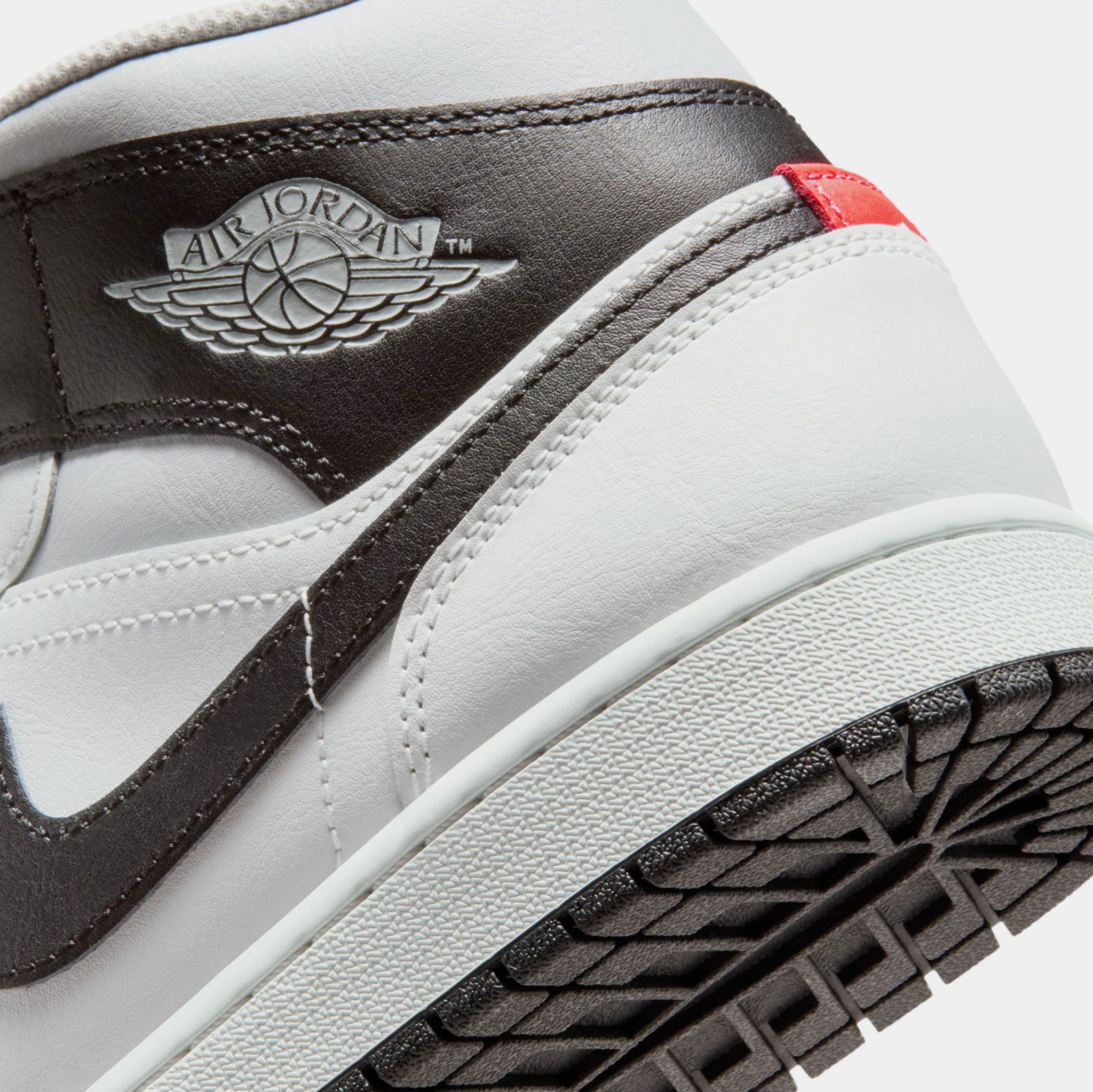 Jordan Air Jordan 1 Mid Mens Lifestyle Shoes Summit White Black