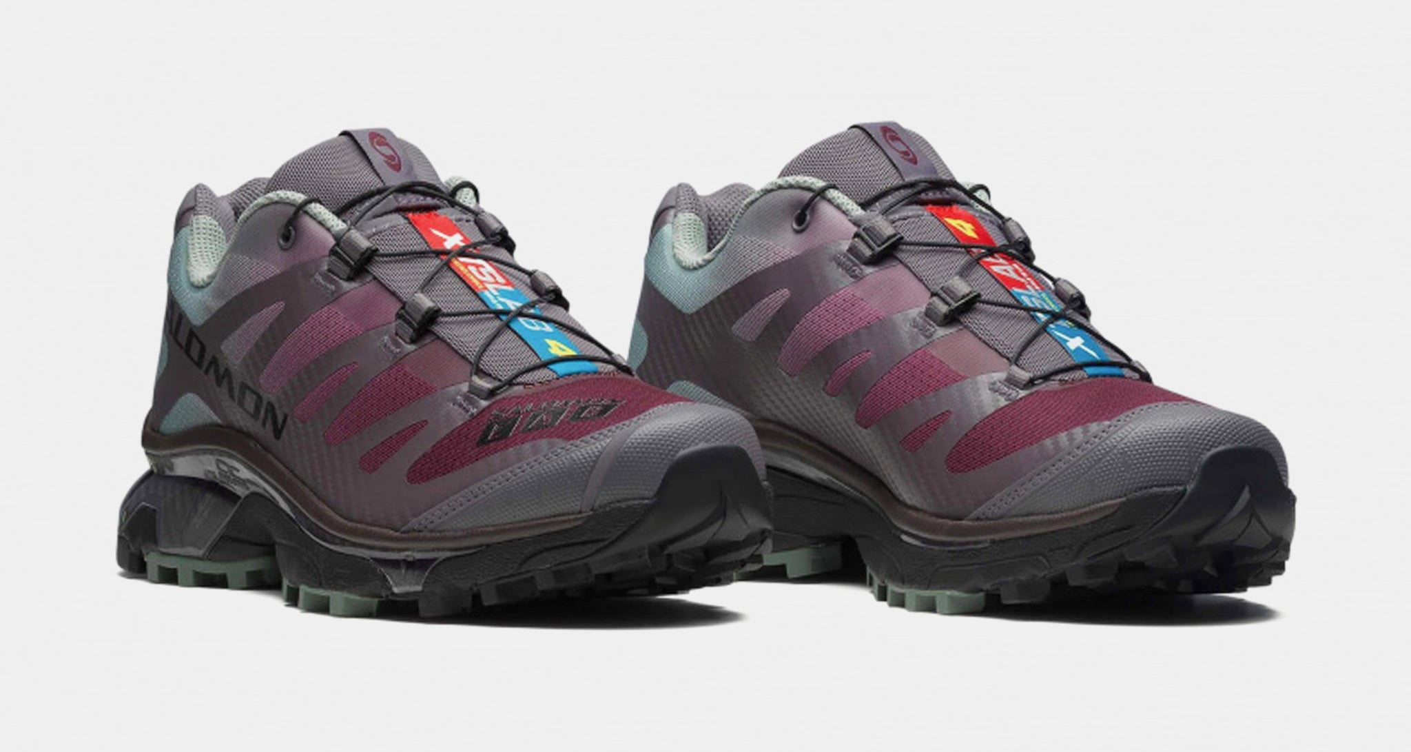 non Salomon XT-4 OG Mens Running Shoes Excalibur Green Milieu Tawny