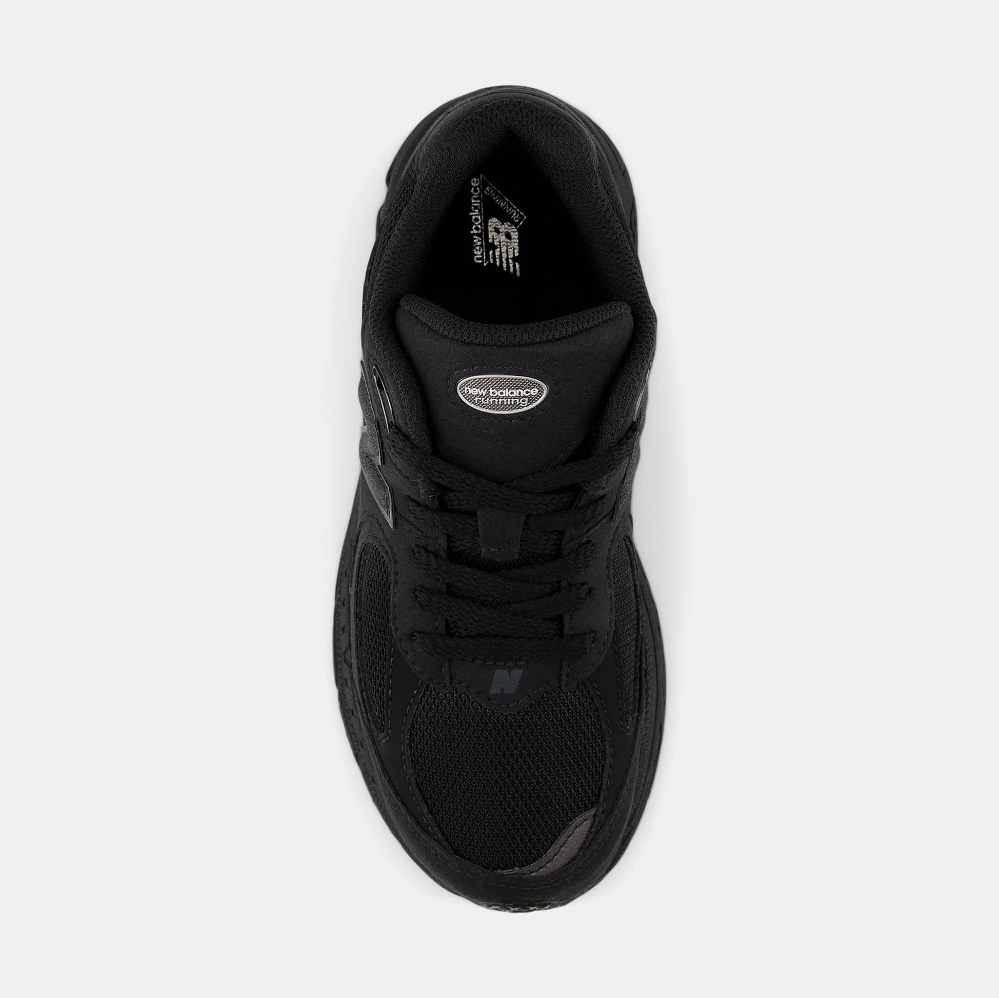 New Balance 2002R Grade School Running Shoes Black Black Metallic
