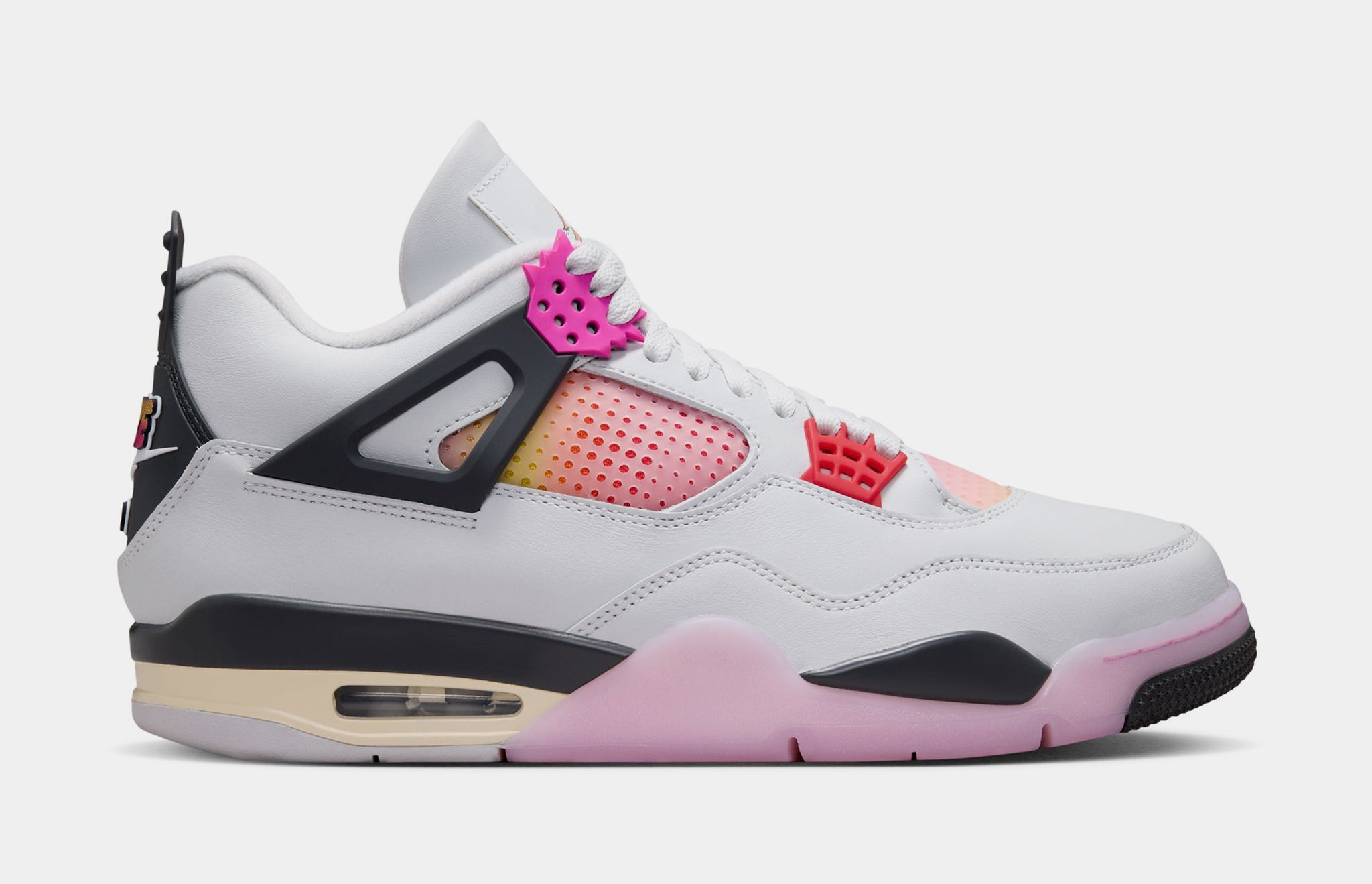 Jordan Air Jordan 4 Retro Comic Mens Lifestyle Shoes Off White