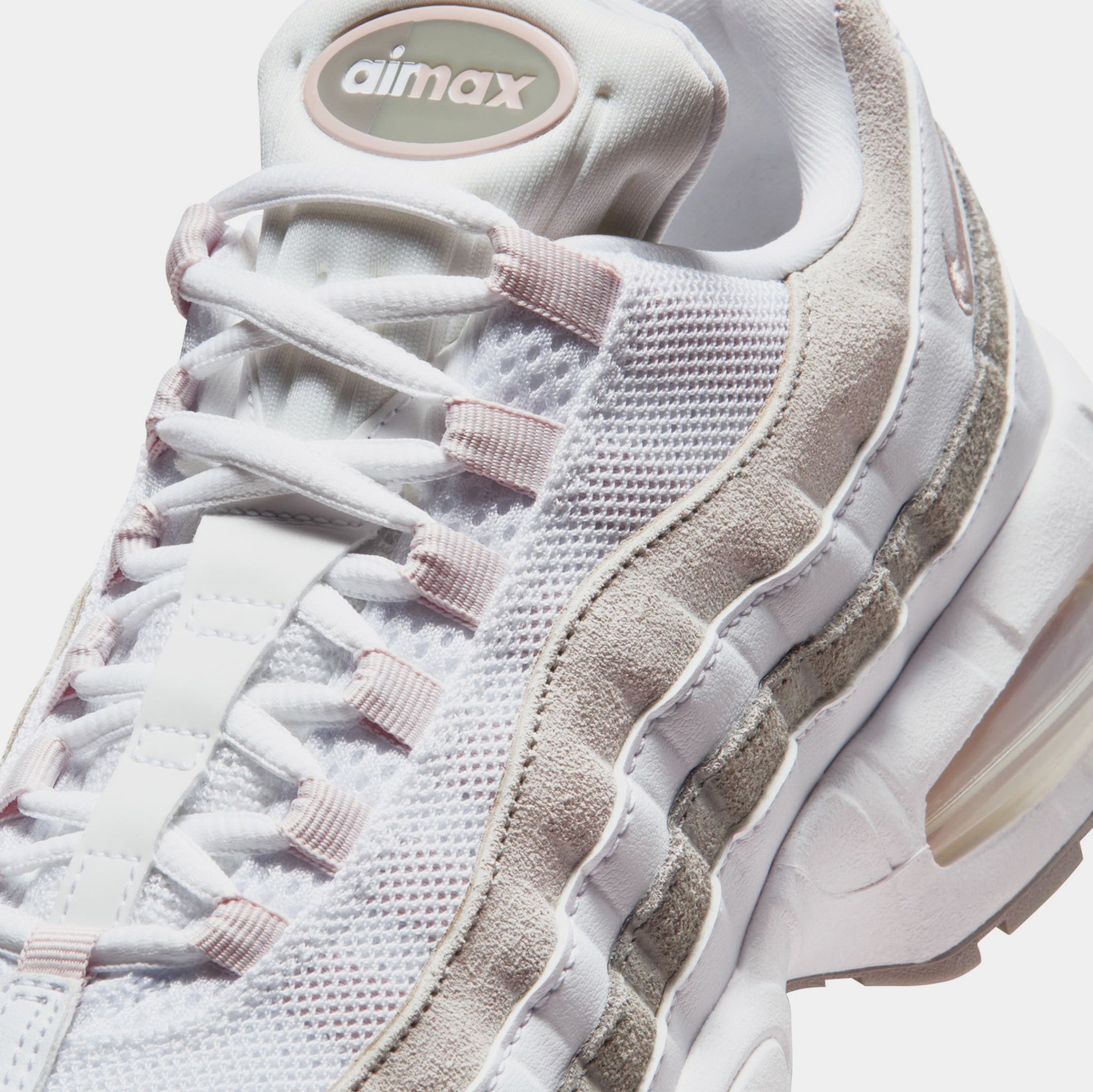 Nike Air Max 95 “White Silt Red” size 6 women’s WMNS AIR MAX 95 OG - WHITE / SILT RED – lapstoneandhammer.com main image 3