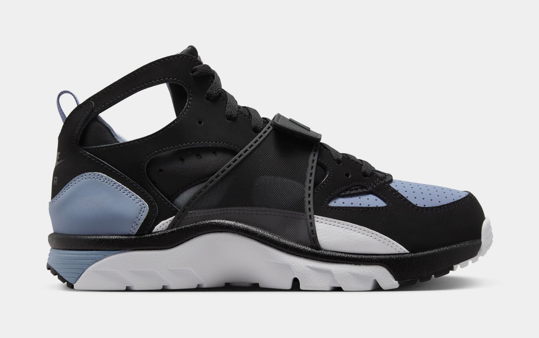 Nike Air Trainer Huarache Mens Lifestyle Shoes Black Cool Blue