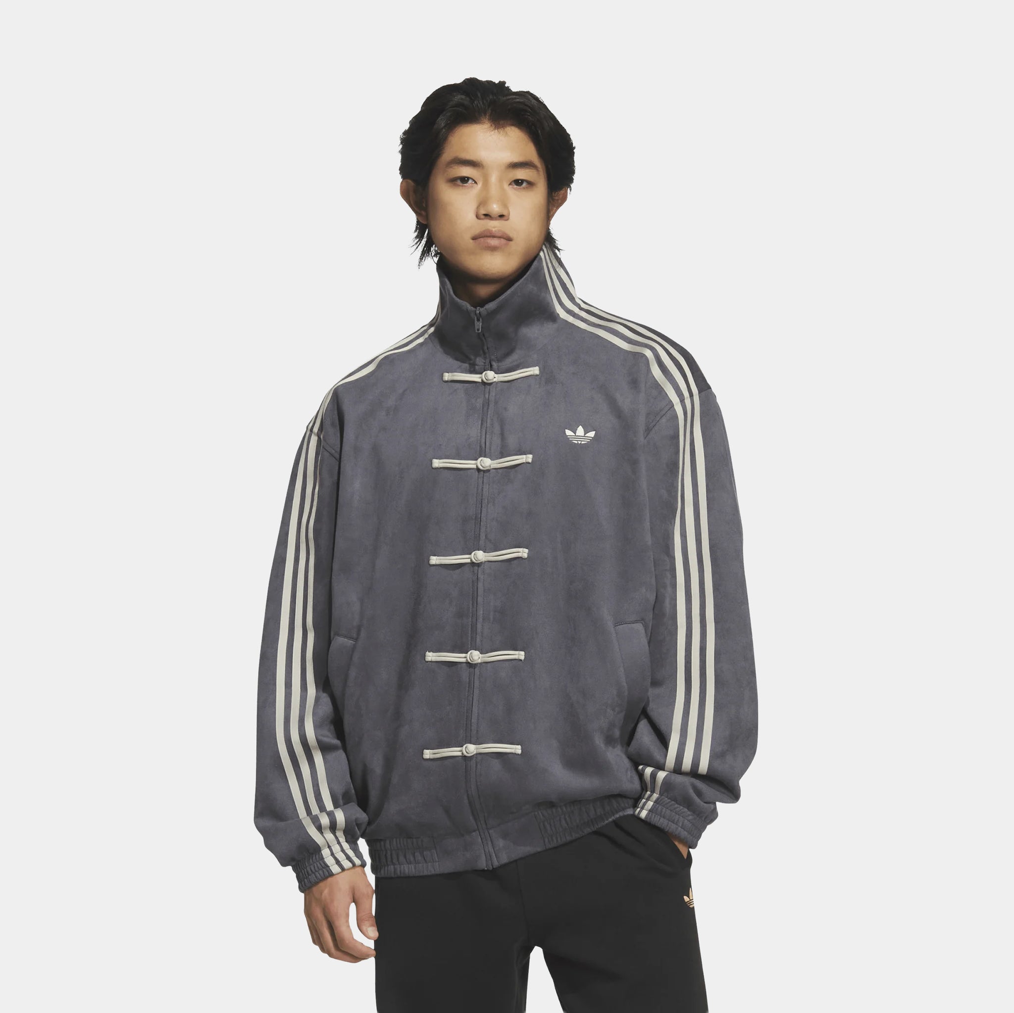adidas Chinese New Year Mens Jacket Grey Six KR0295 – Shoe Palace