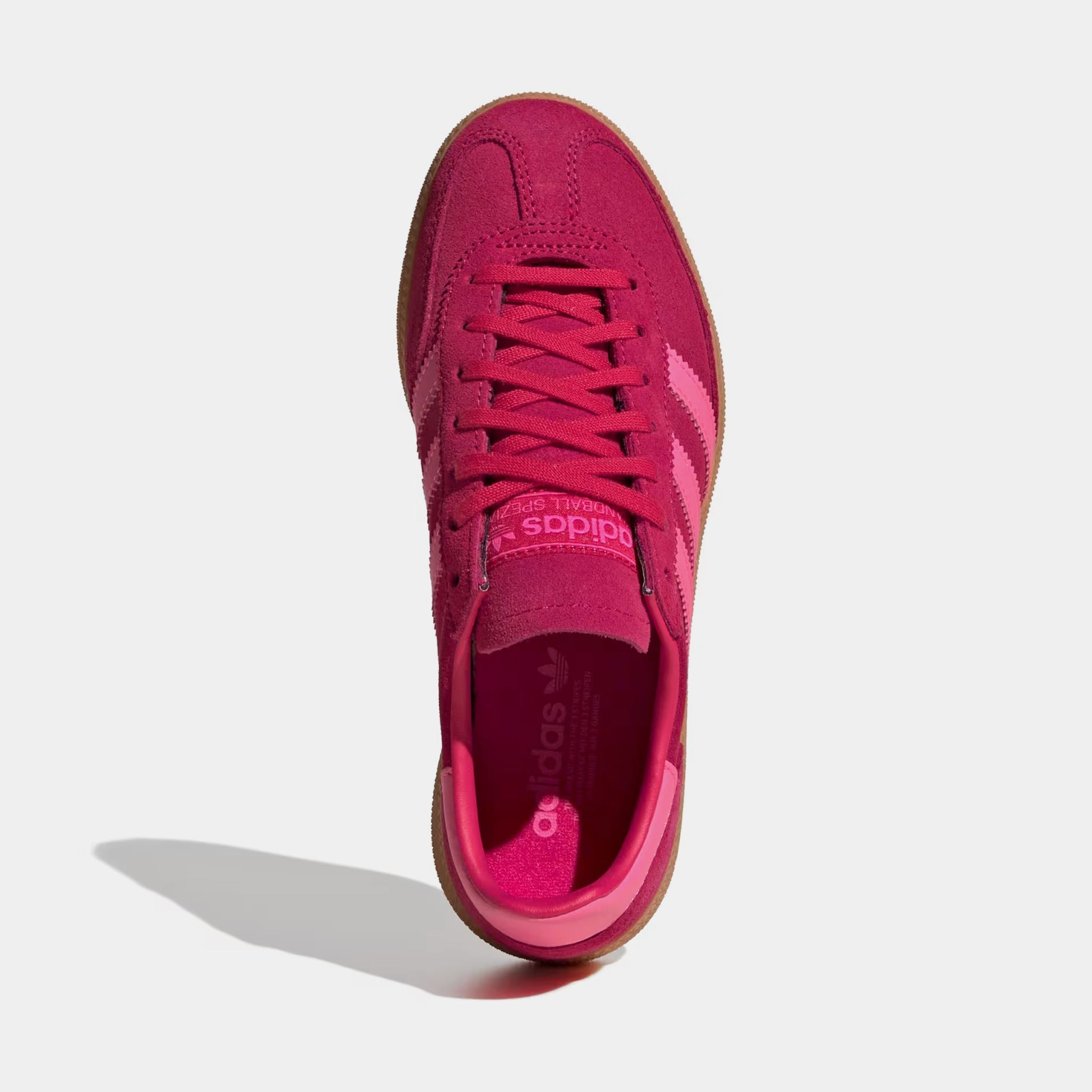 Grade School adidas Handball Spezial Ruby Red/Lucid Pink / 6