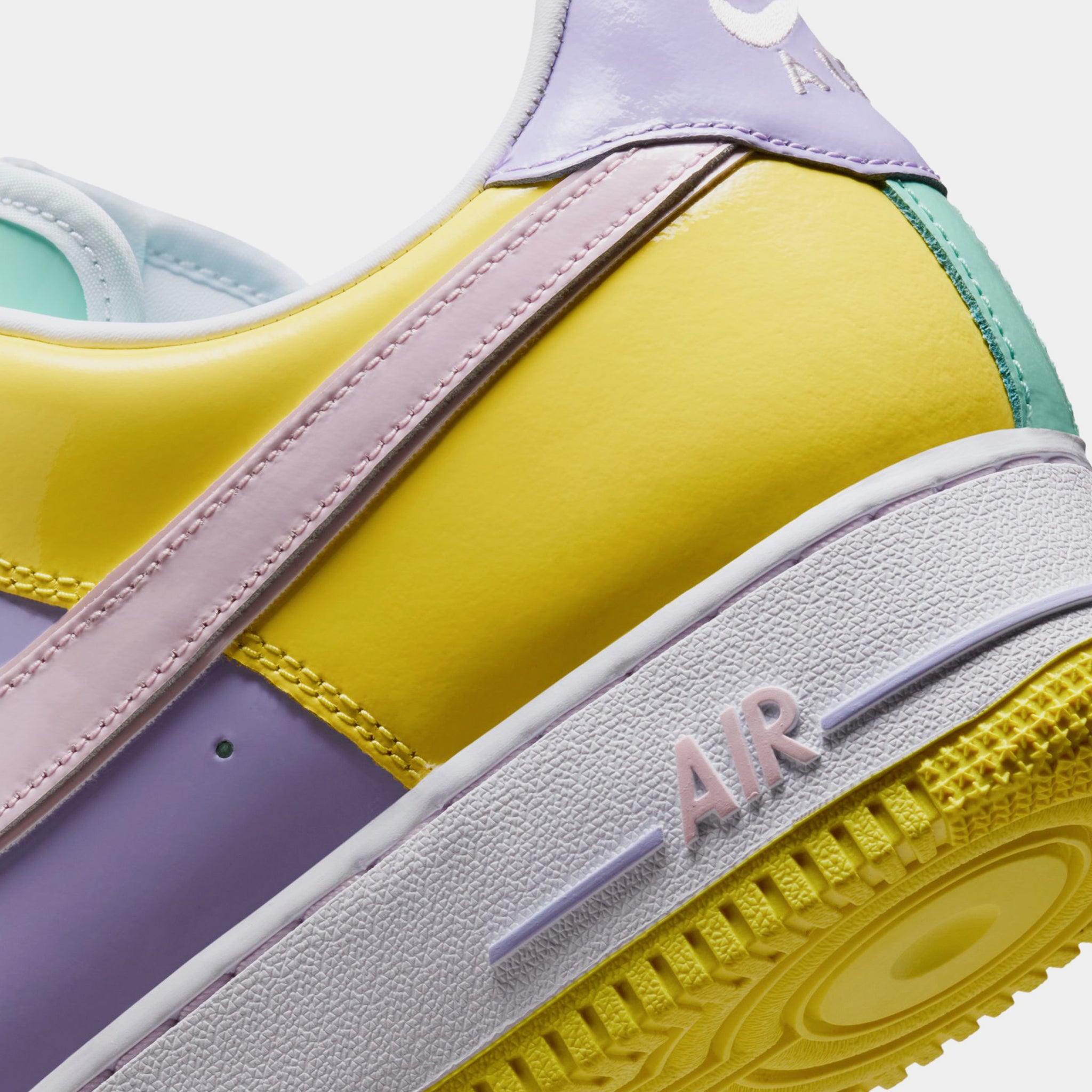 Nike Air Force 1 '07 Easter Mens Lifestyle Shoes Yellow Pulse Pink