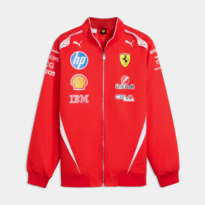 PUMA Scuderia Ferrari Racing Mens Jacket Dark Cherry 763954 01