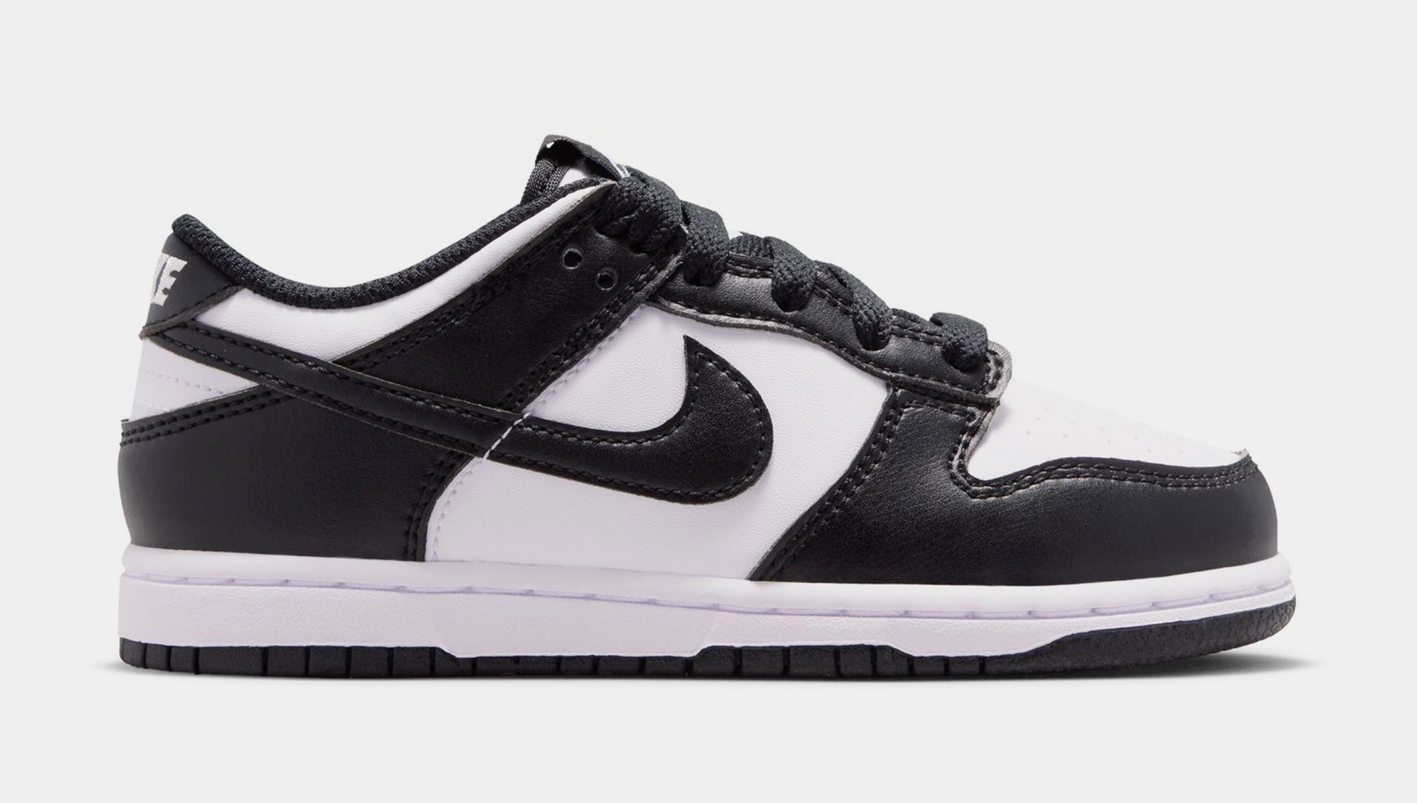 Nike Dunk Low Preschool Lifestyle Shoes White Black White IU7765