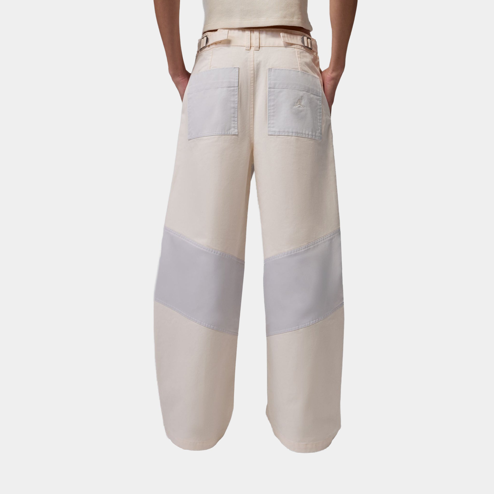 Jordan Flight '91 Wide Leg Baggy Womens Pants Chalk Vast Grey