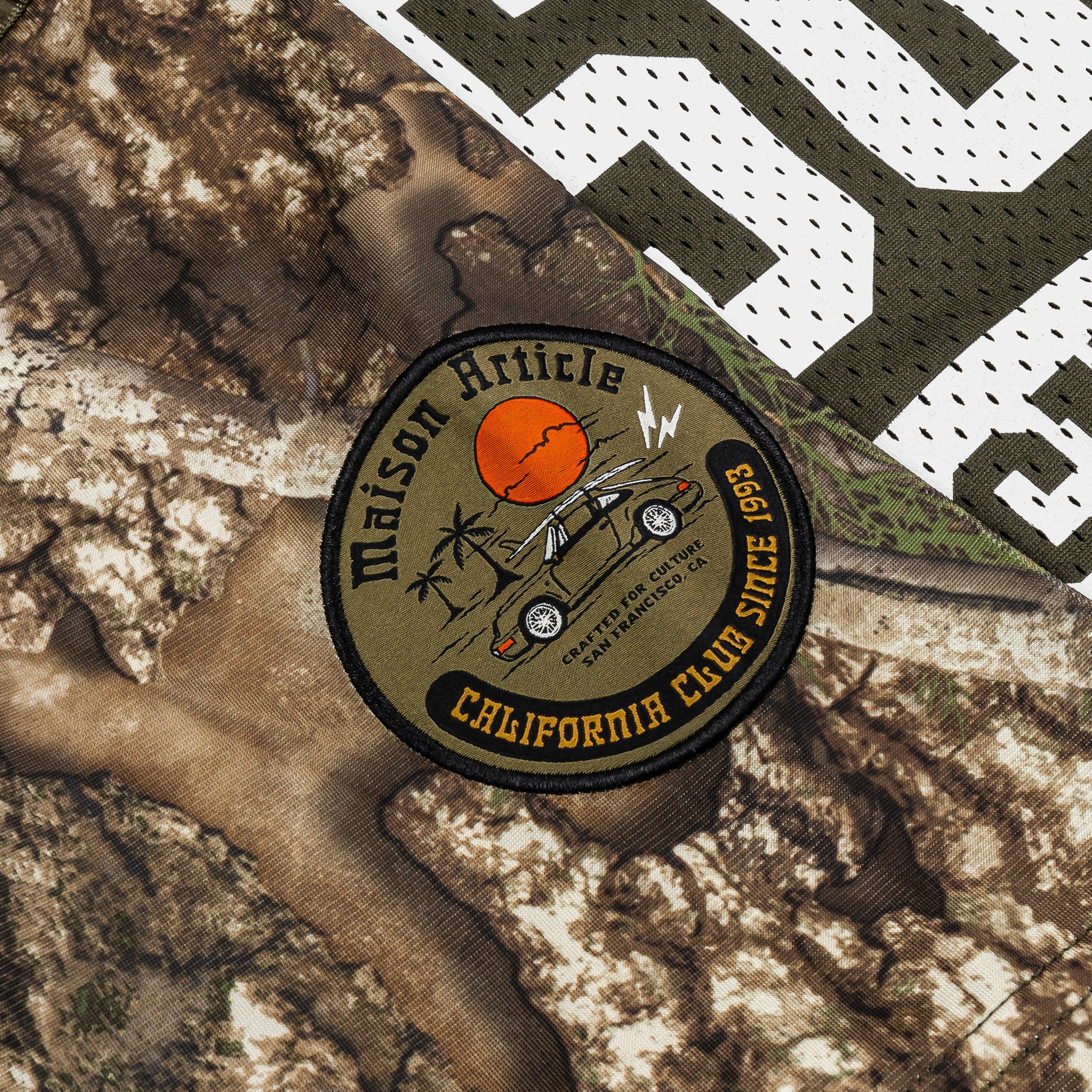 Maison Article Realtree by Shoe Palace Camo Mesh Mens Jersey Brown 