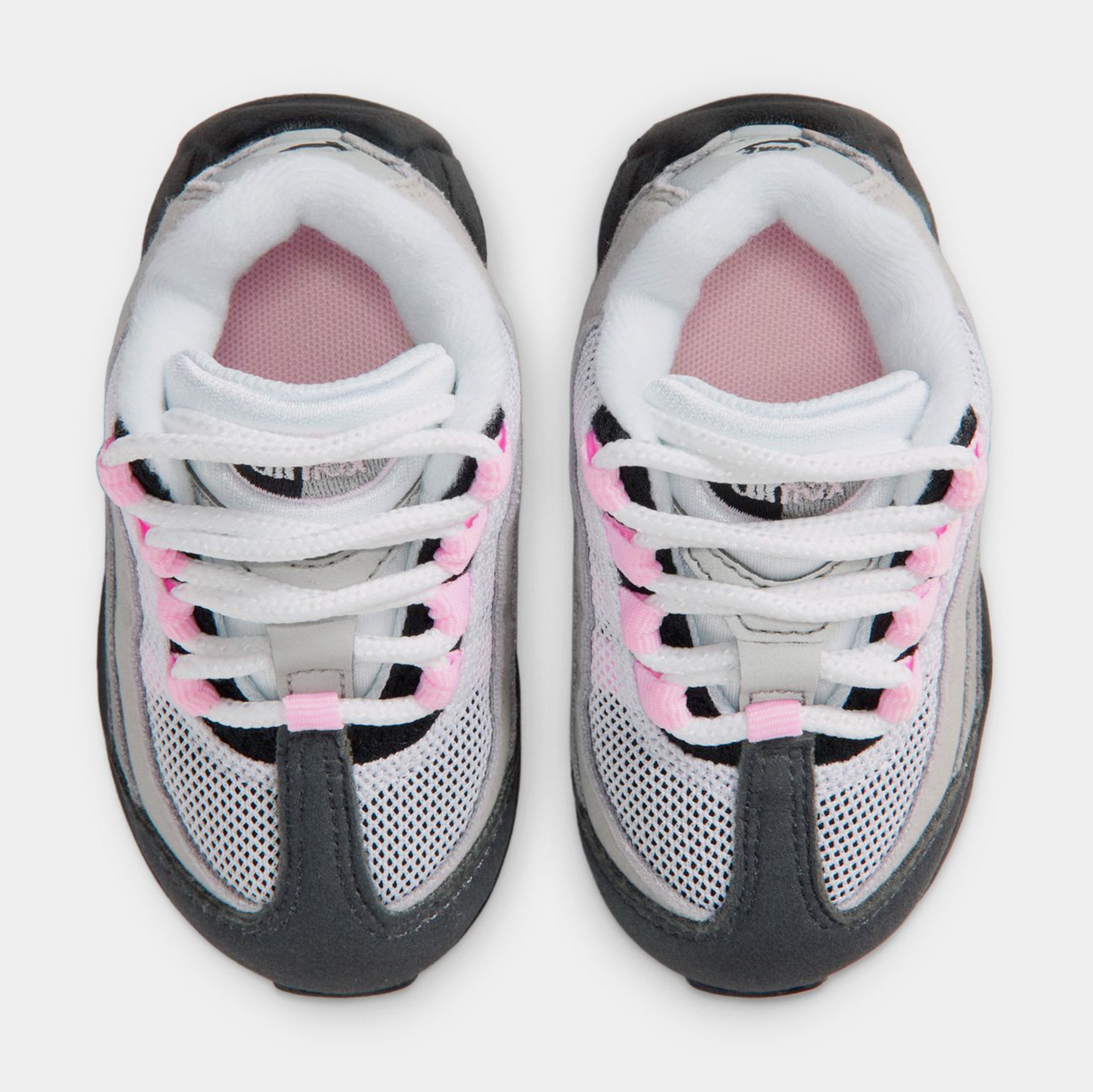 Nike Little Max 95 Pink Foam Infant Toddler Running Shoes Black 