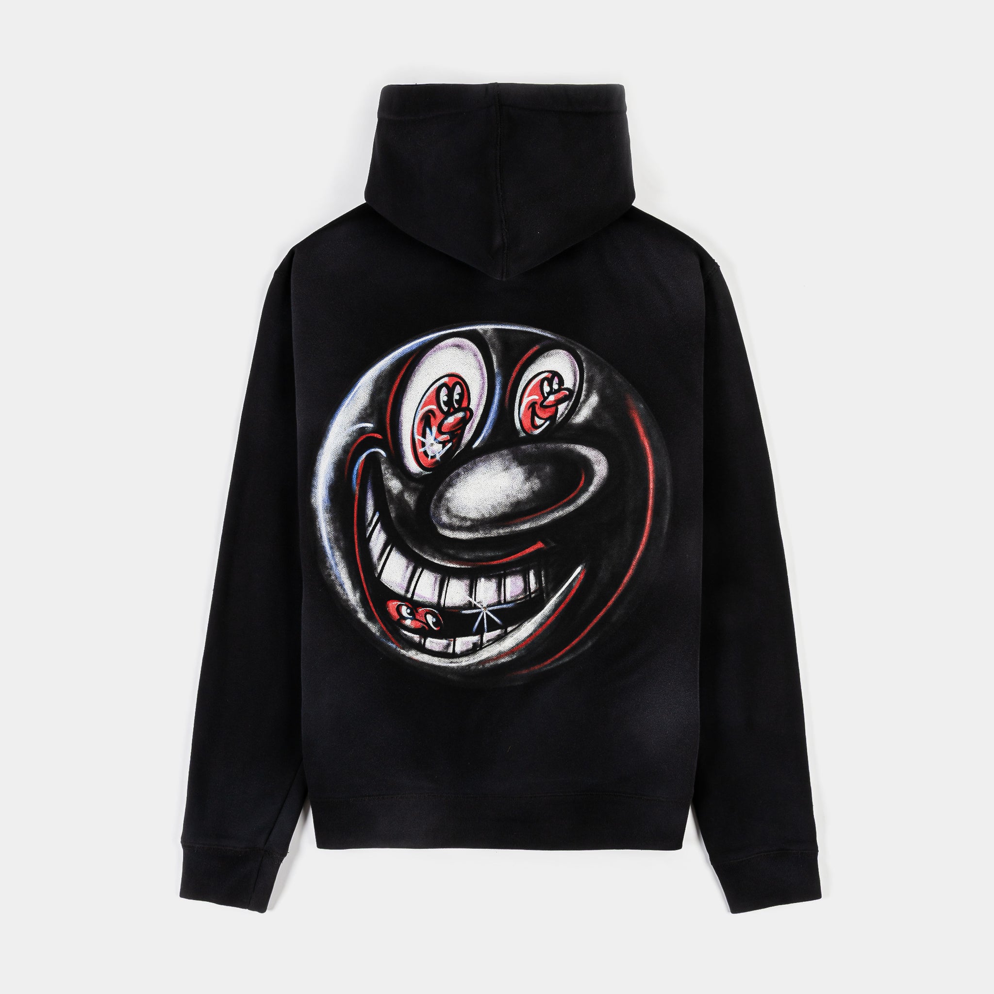 SHoe Palace SP x Kenny Scharf Faces Pullover Mens Hoodie Grey