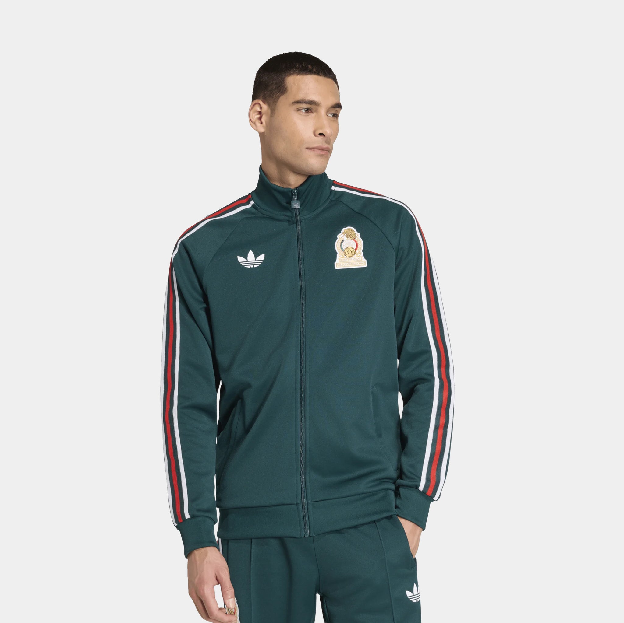 ハゲタコ adidas Mexico Originals Track Mens Jacket Aurora Ivy KS9389 – Shoe
