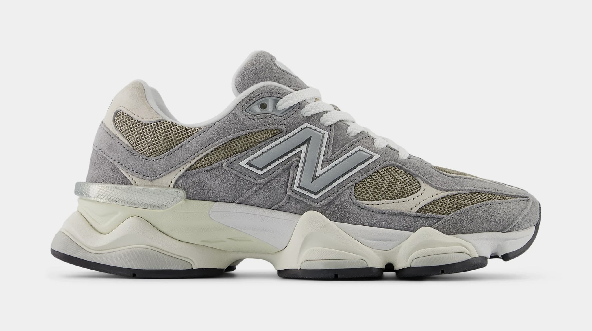 New Balance 9060 Mens Lifestyle Shoes White Dark Grey Tan U9060LBA