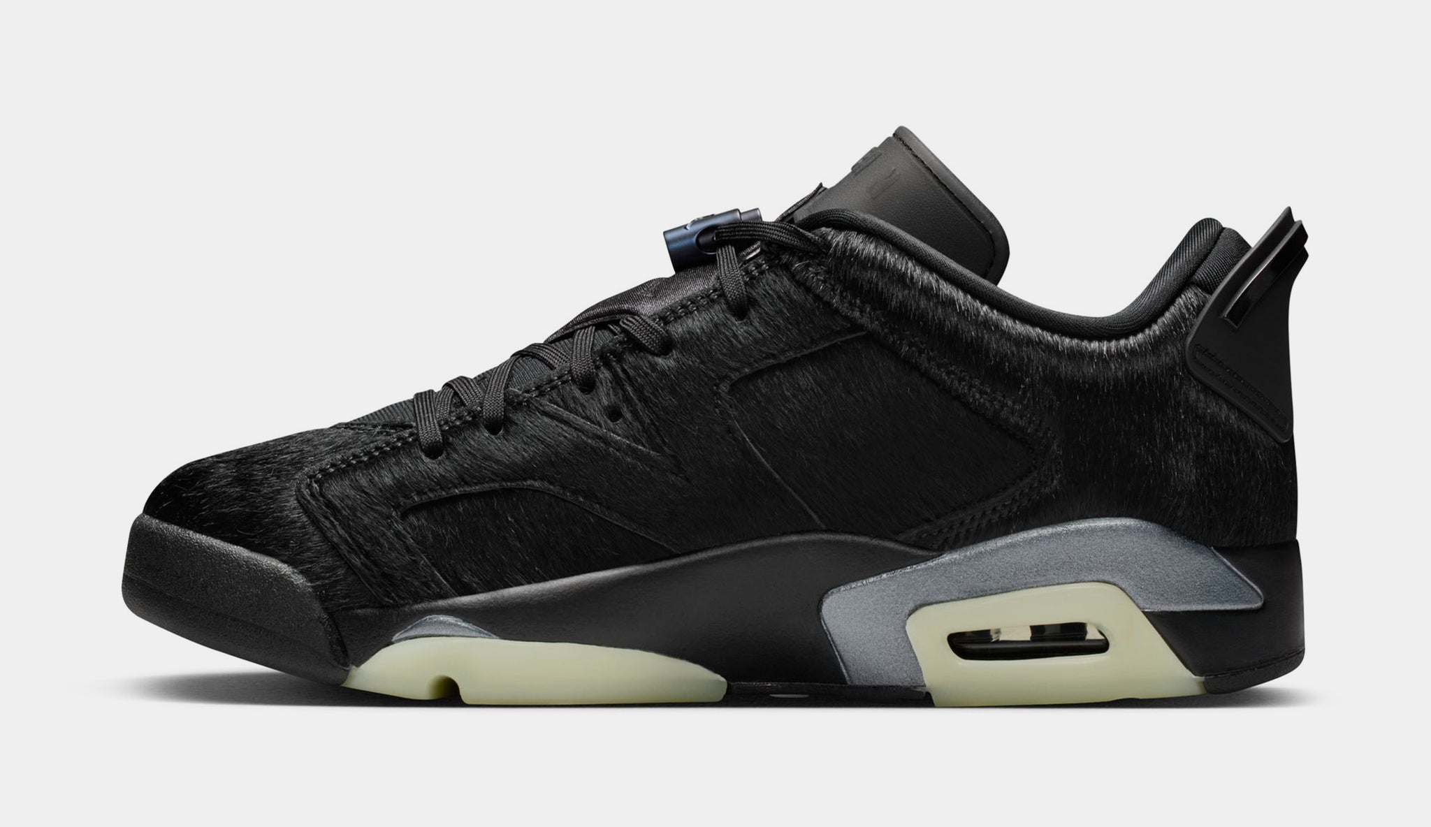 Jordan Air Jordan 6 Low Black Out Womens Lifestyle Shoes Black