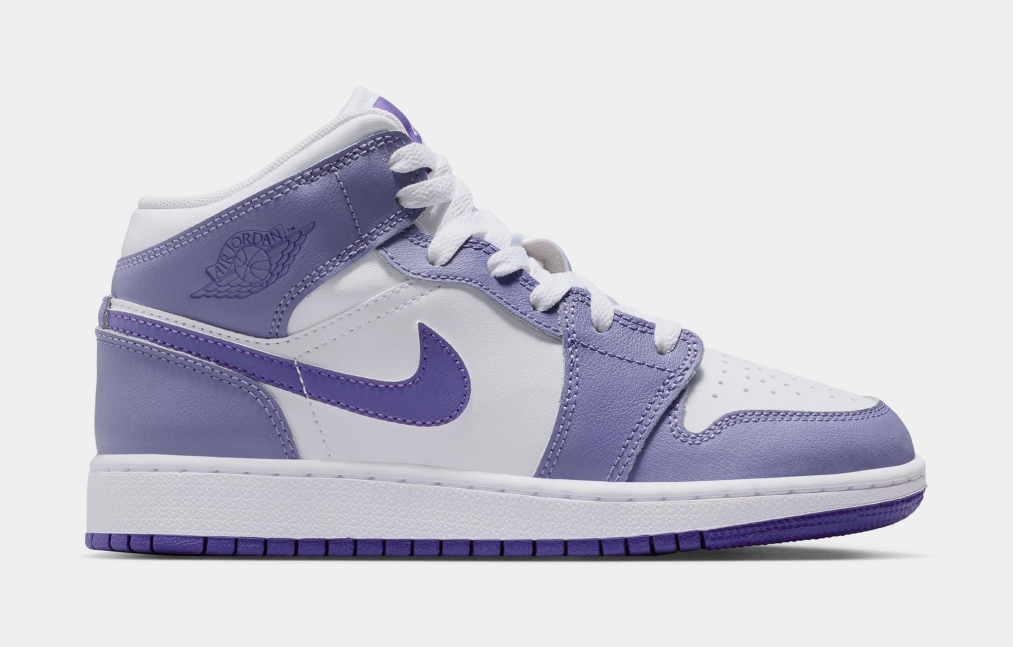 Jordan Air Jordan 1 Mid Grade School Lifestyle Shoes Dusty