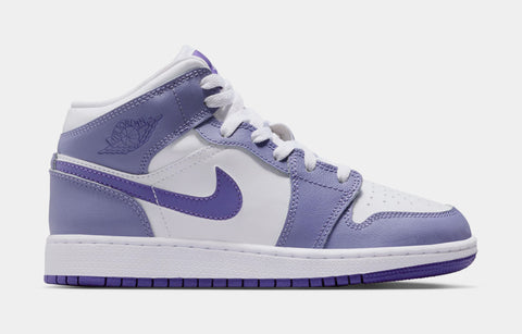Jordan Air Jordan 1 Mid Grade School Lifestyle Shoes Dusty