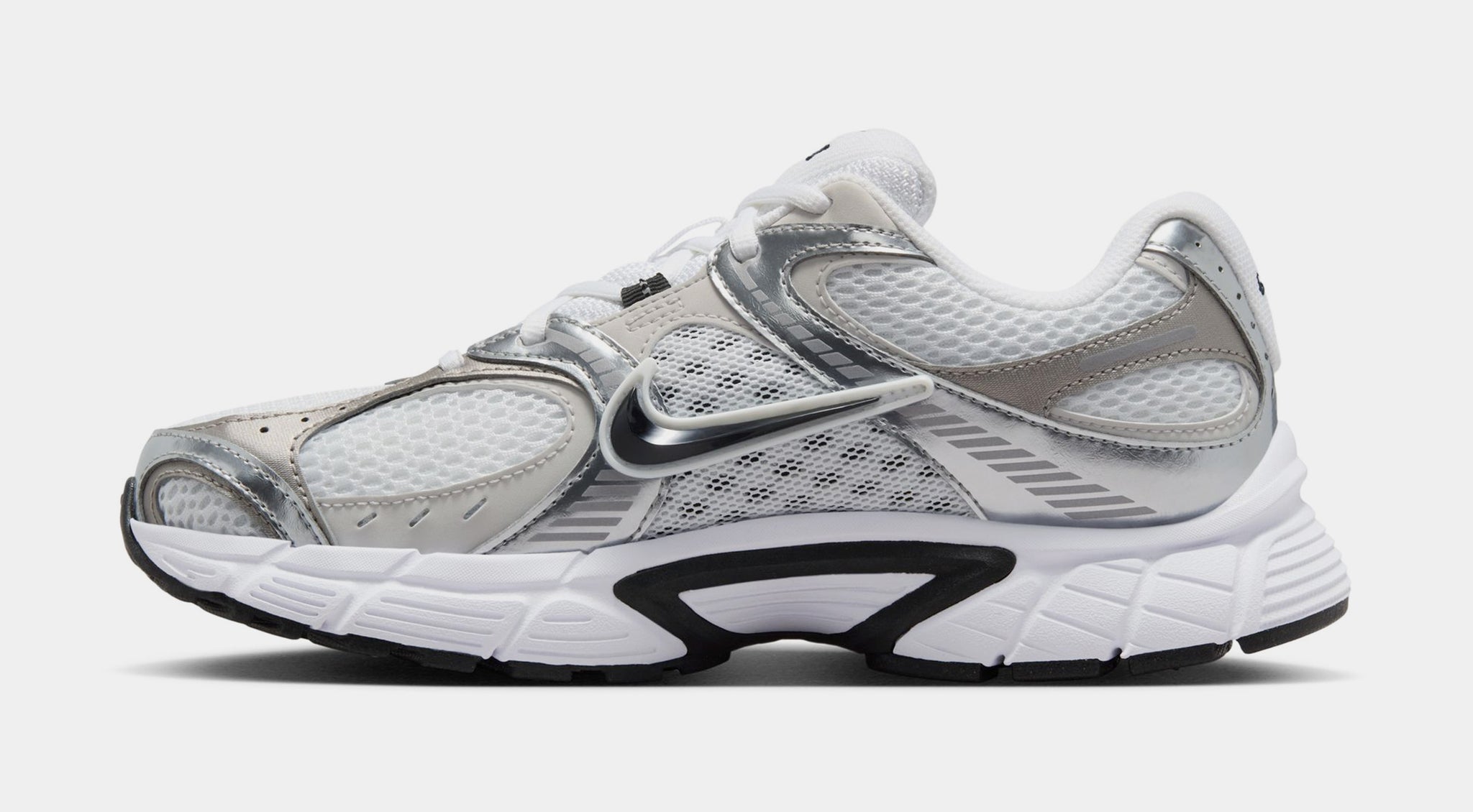 Nike V5 RNR Womens Running Shoes White Black Vast Grey Metallic