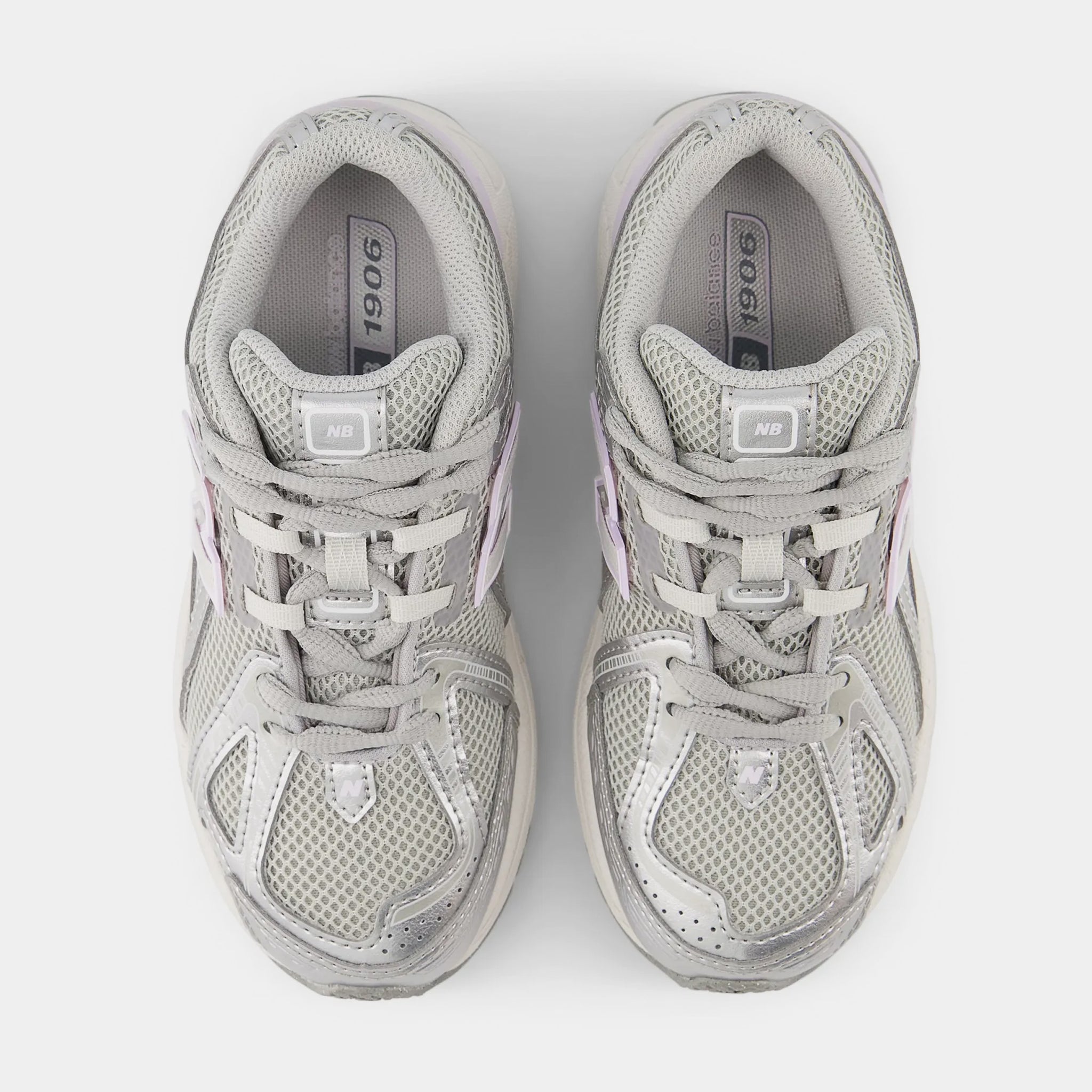 New Balance 1906R Preschool Running Shoes Silver Metallic Milk