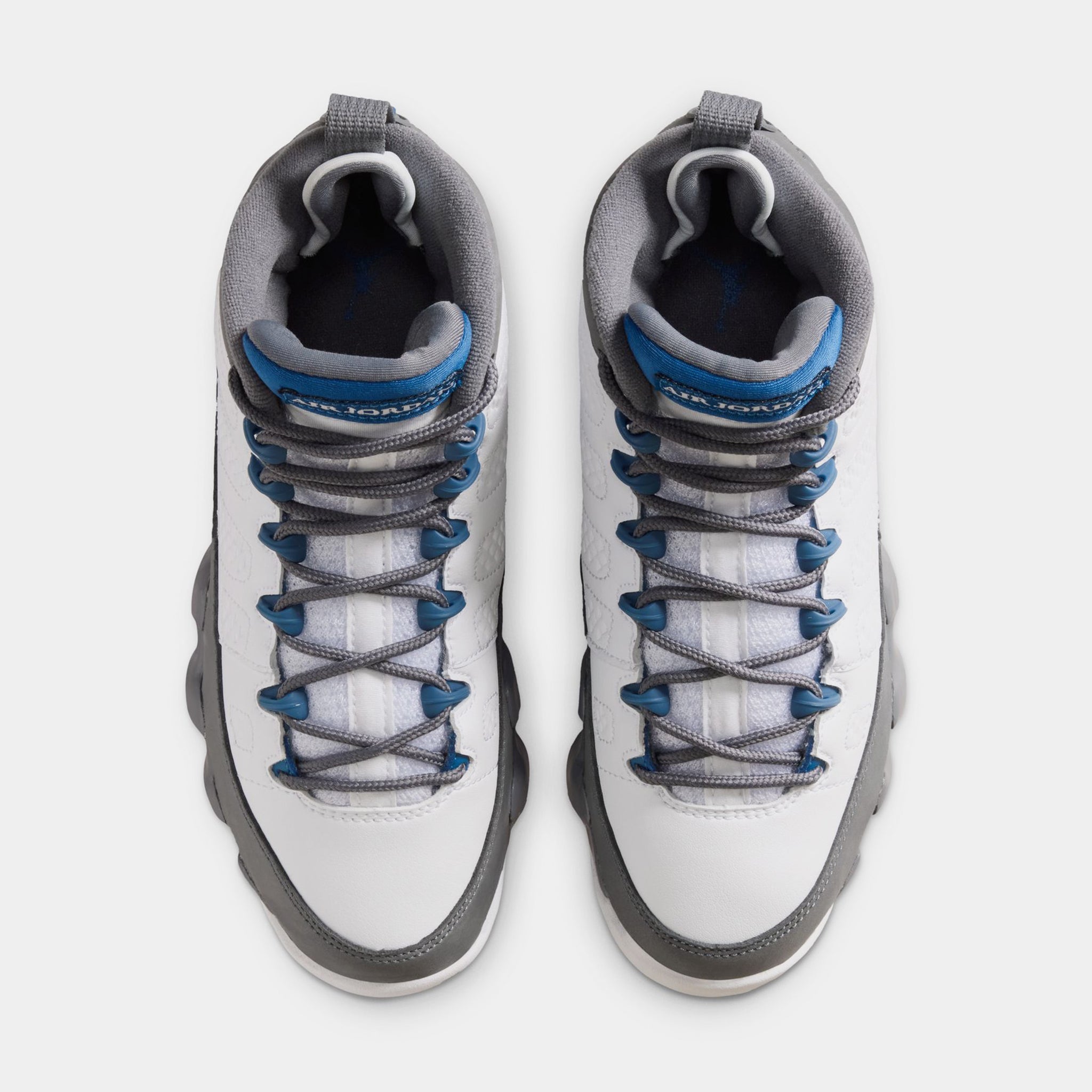 Jordan Air Jordan 9 Retro Flint Grey and French Blue Grade School