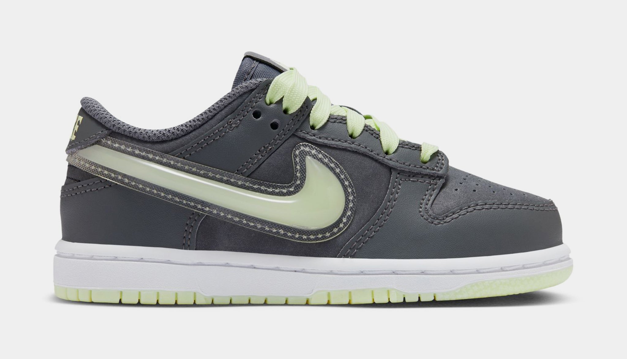 Nike Dunk Low Glow In The Dark Preschool Lifestyle Shoes Iron Grey