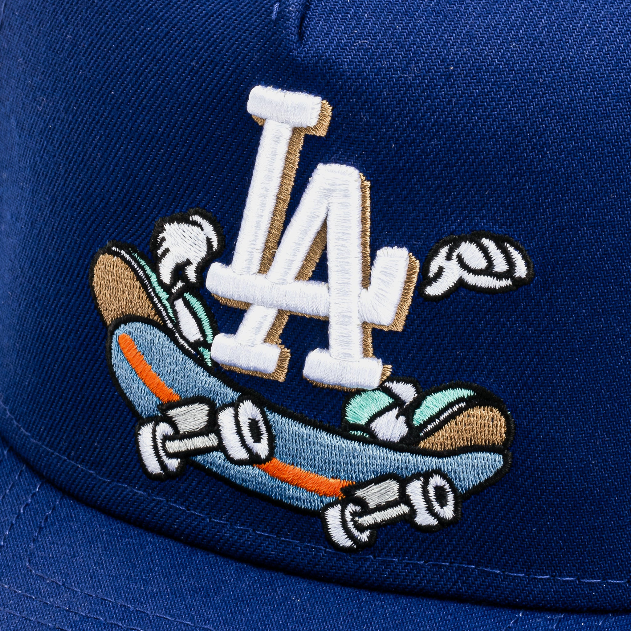 New Era Los Angeles Dodgers Cartoon 950AF Snapback Mens Hat Blue