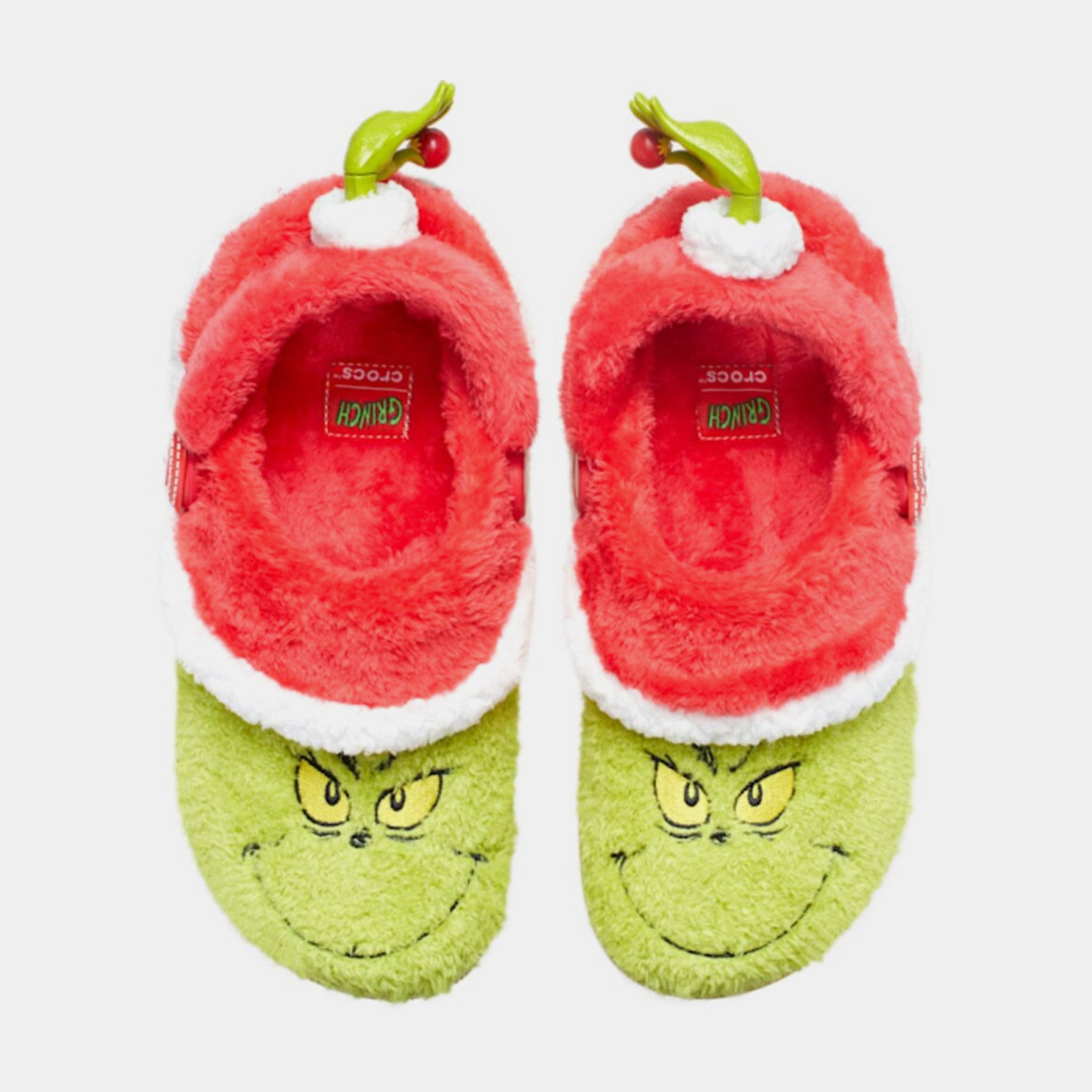 Crocs Grinch Crocs The Grinch Classic Clog Mens Sandals Green Red 211688-90H – Shoe ...