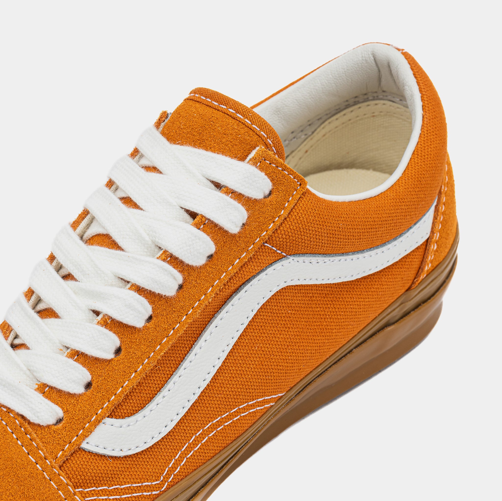 Vans LX Old Skool Mens Lifestyle Shoes Orange White Gum D5652K