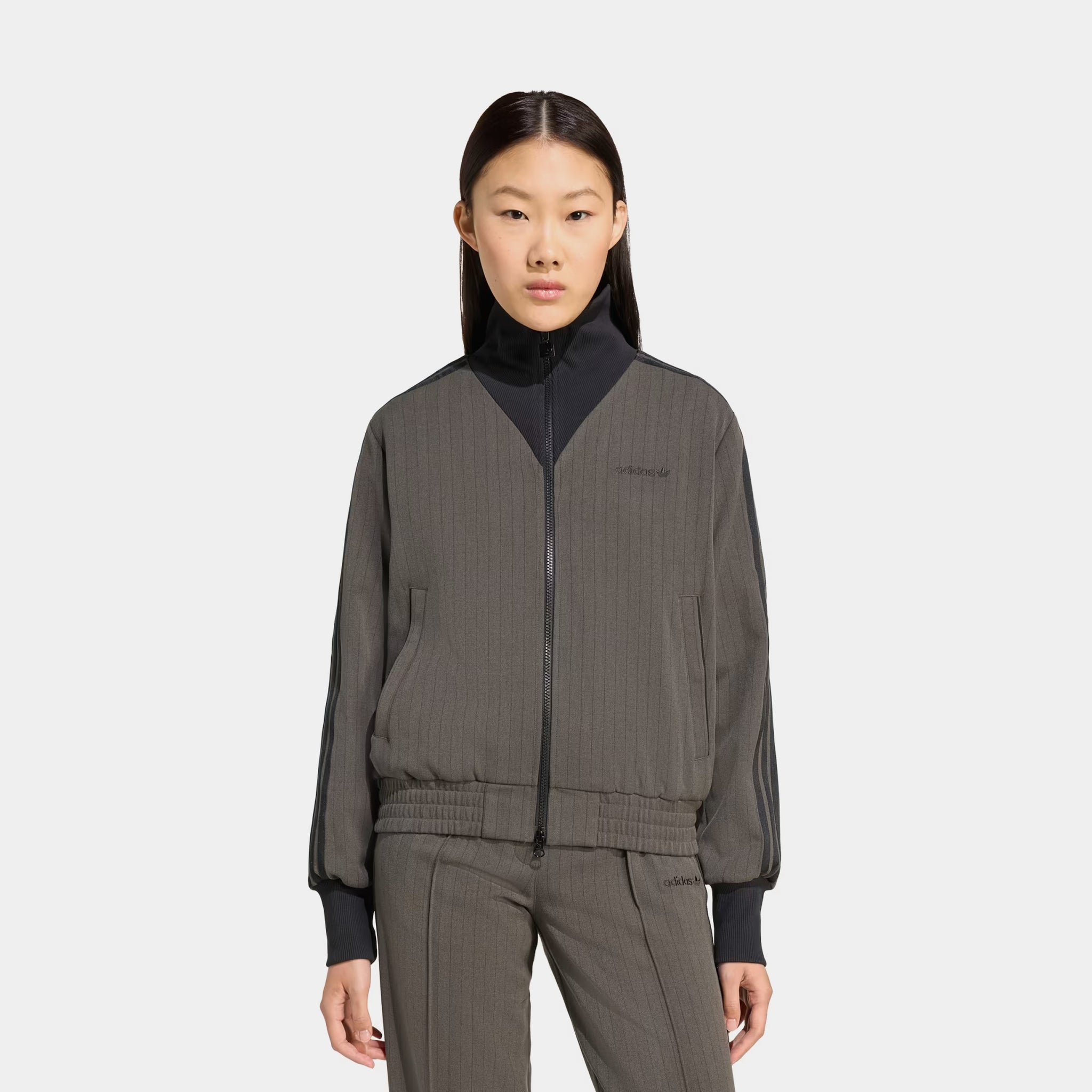 adidas Tailored Track Womens Jacket Shadow Olive JY3523 – Shoe Palace