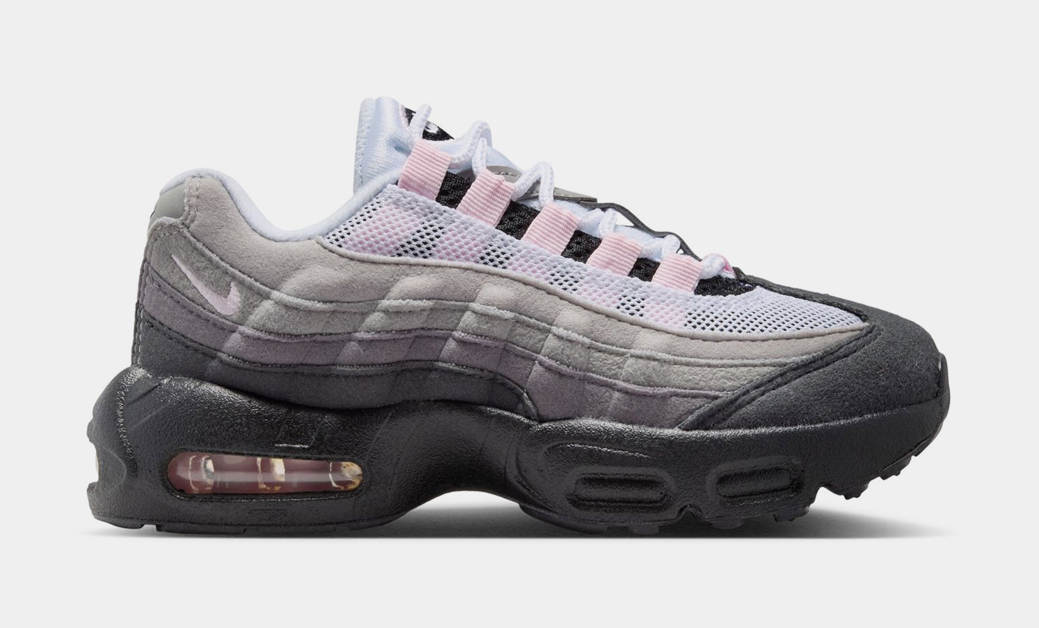靴 NIKE W AIR MAX 95BIG BUBBLE 'PINK FOAM' Nike Air max 95 Big Bubble Pink Foam Preschool Running Shoes Black
