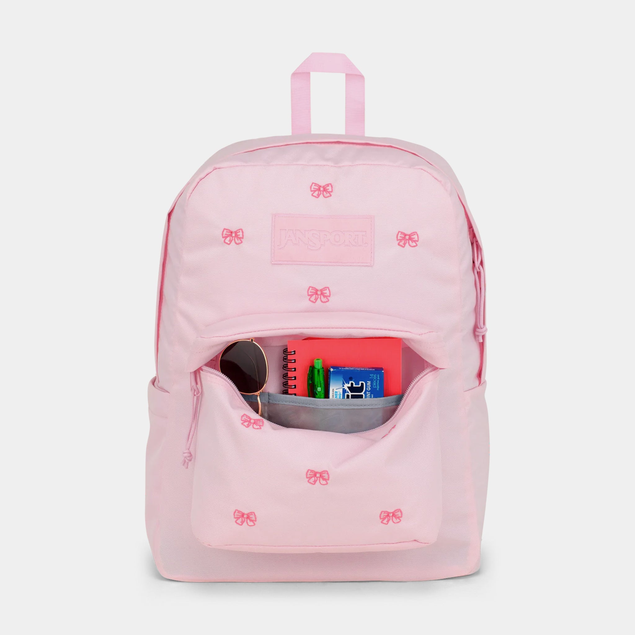 JANSPORT Superbreak Bow Plus Laptop Mens Backpack Pink JANSPORT Superbreak Bow Plus Laptop Mens Backpack Pink