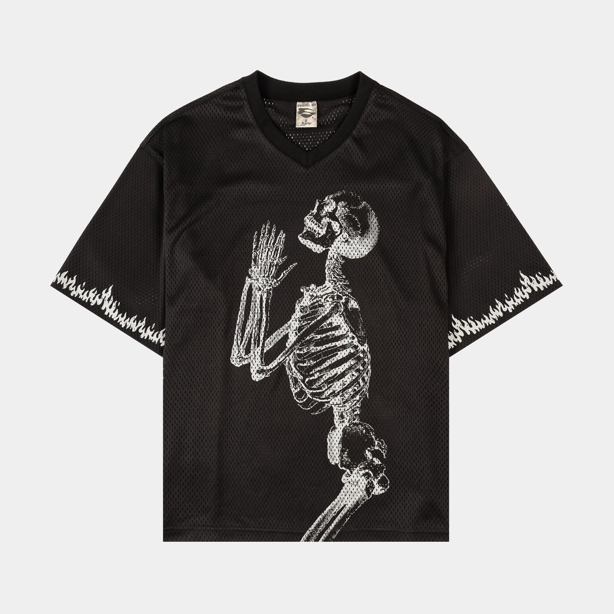 Original Sin Prayer Mesh Mens Jersey Black Grey OSMJ103 – Shoe Palace