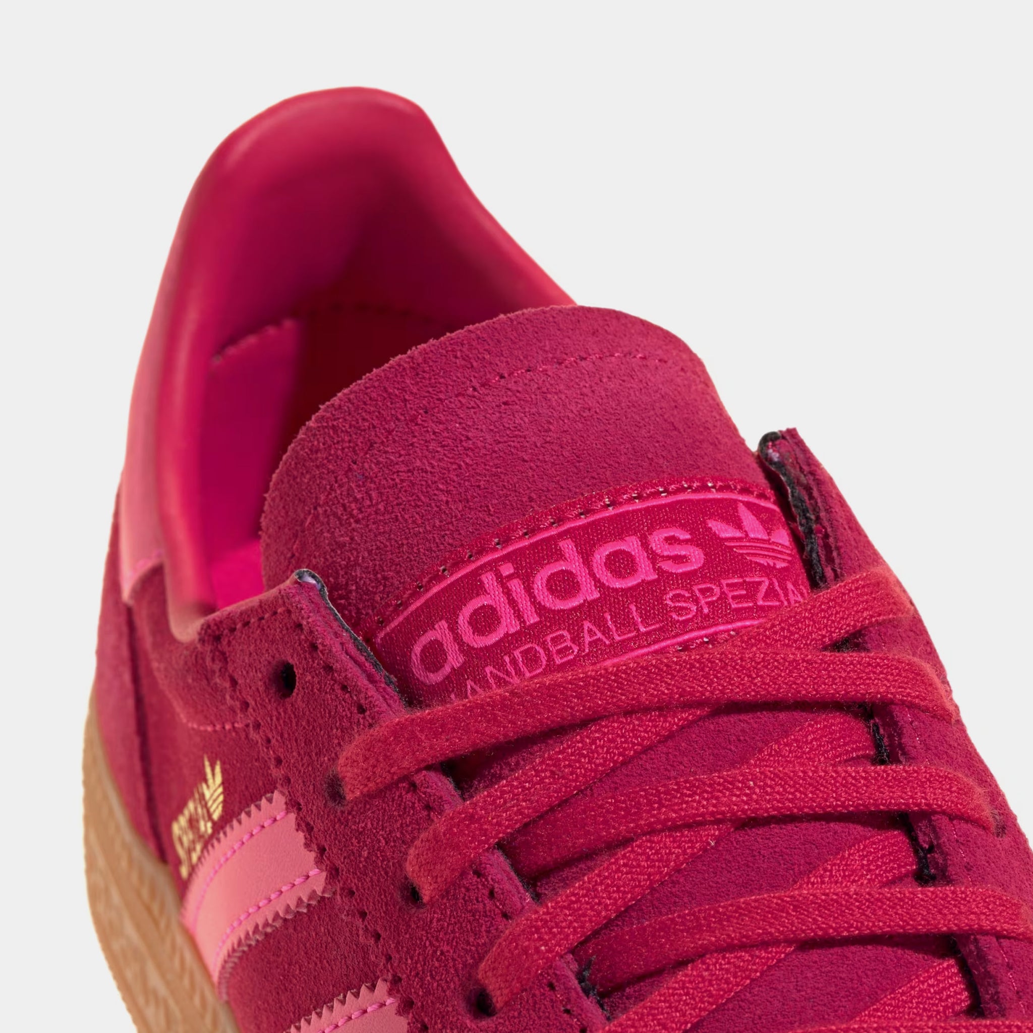 Grade School adidas Handball Spezial Ruby Red/Lucid Pink / 6