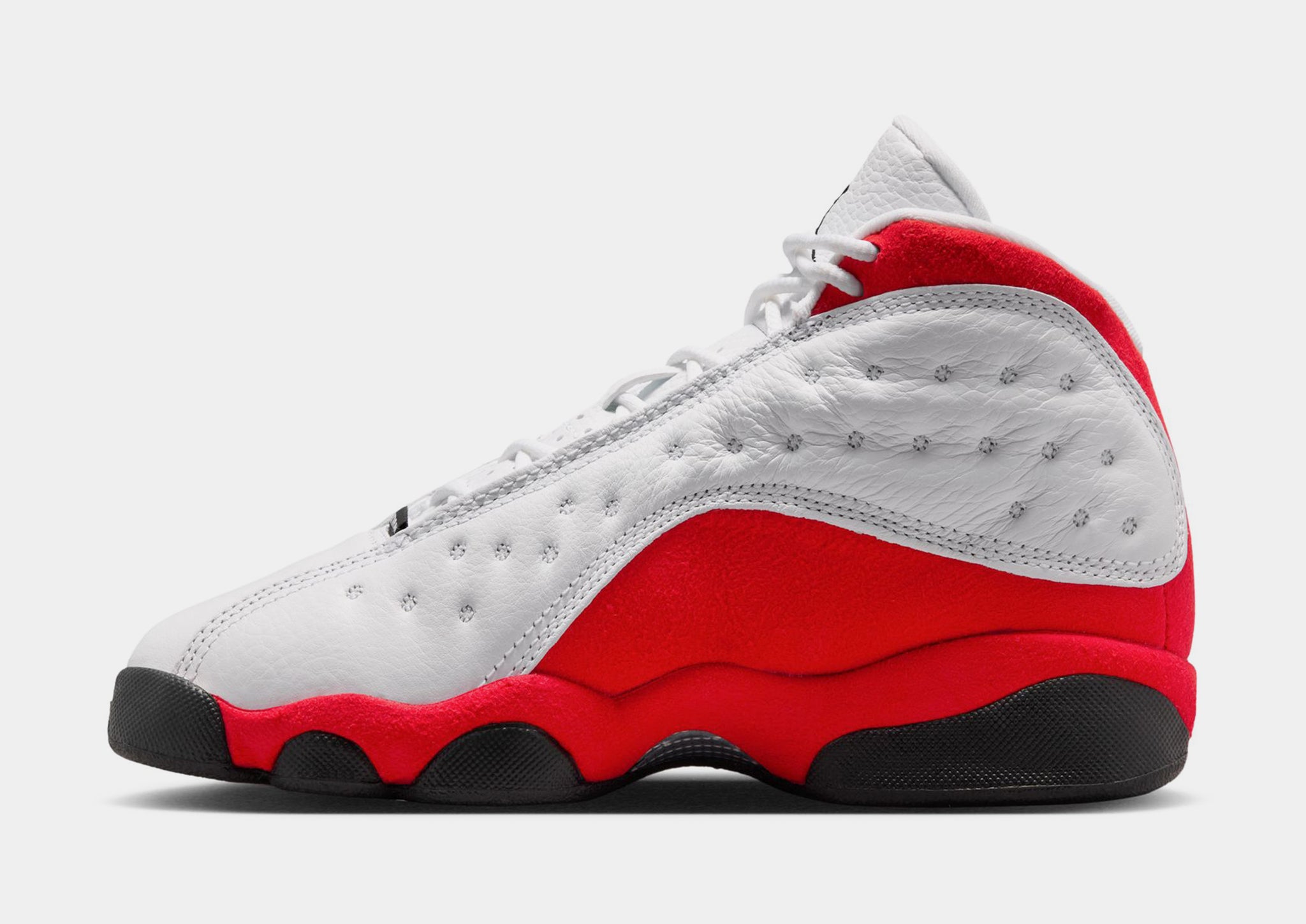 Jordan Air Jordan 13 Retro White And University Red Grade School