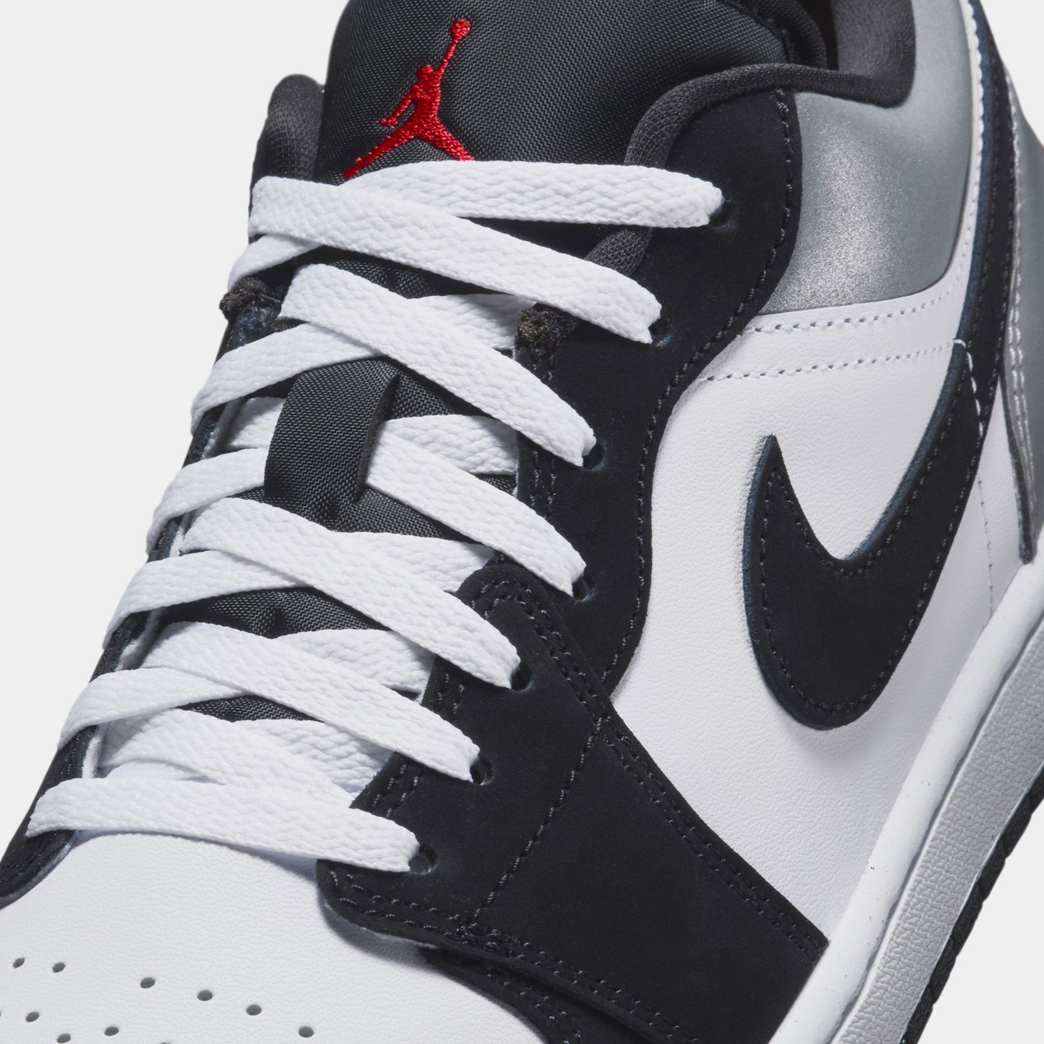 Jordan Air Jordan 1 Low SE Mens Lifestyle Shoes White Black Matte