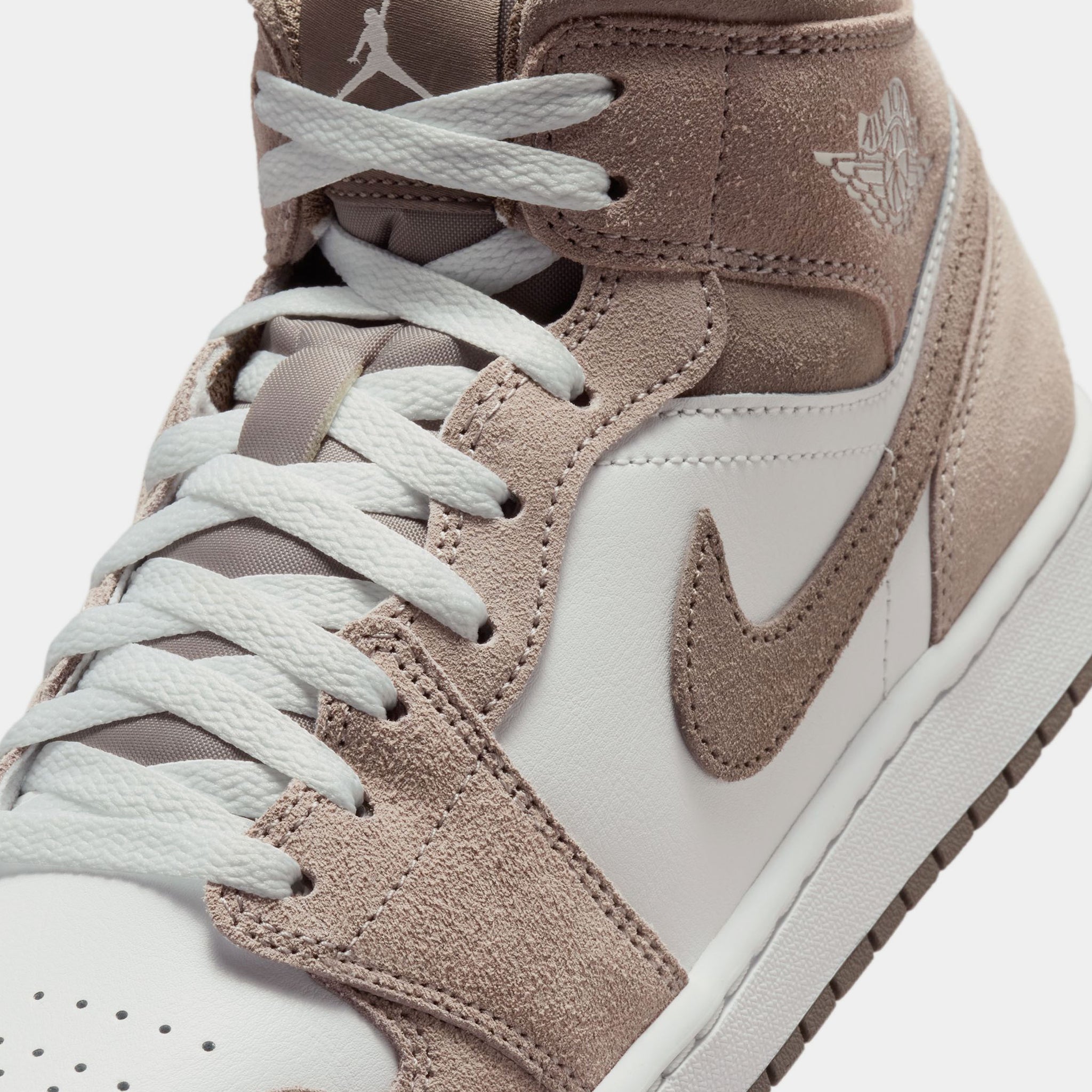 Jordan Air Jordan 1 Mid Mens Lifestyle Shoes Enigma Stone Olive