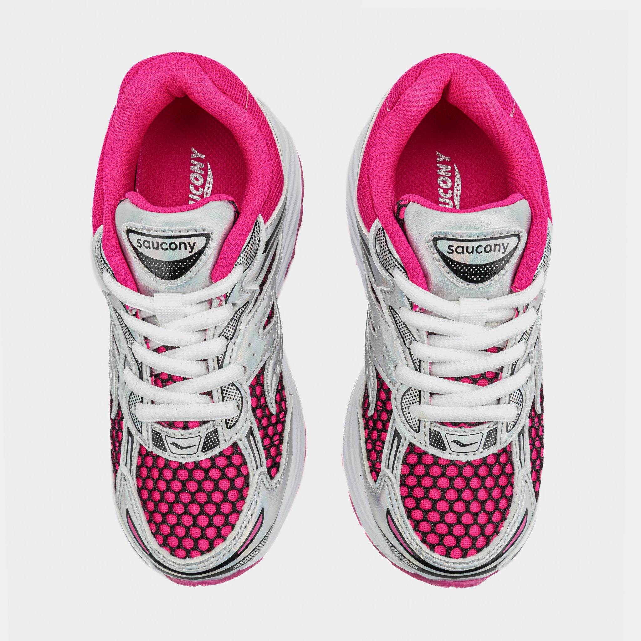 Saucony Omni 9 Preschool Lifestyle Shoes Fuchsia Iridescent 
