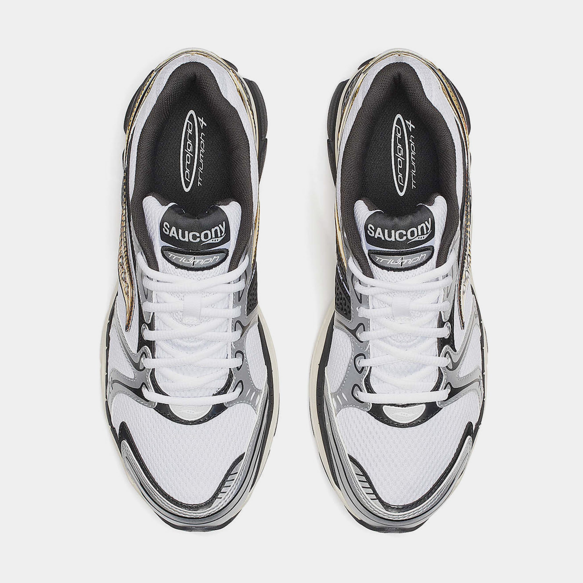 Saucony Progrid Triumph 4 Mens Running Shoes Gold Chrome 