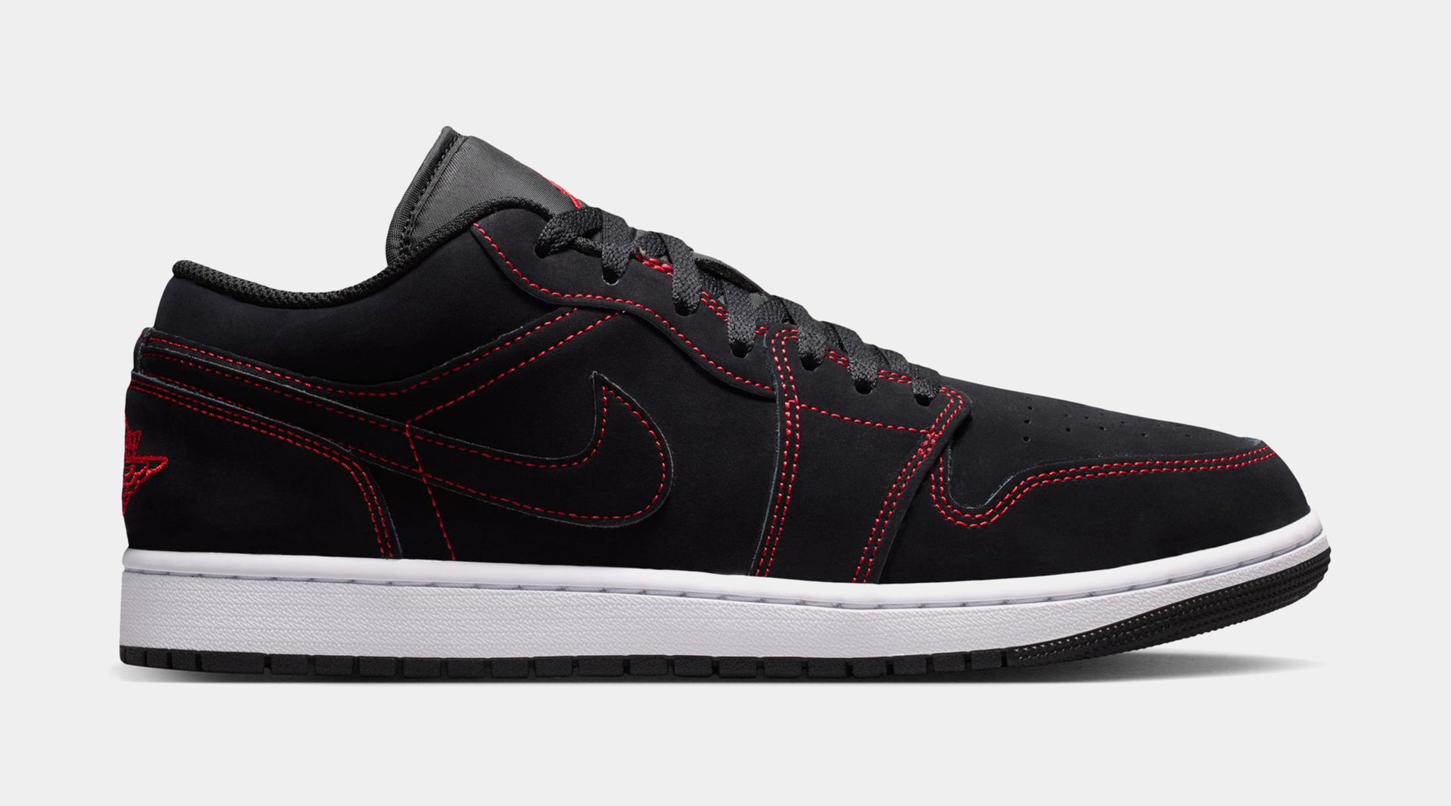 B*8様 NIKE Air Jordan 1 Black/University Jordan Air Jordan 1 Low Bloodline Mens Lifestyle Shoes Black